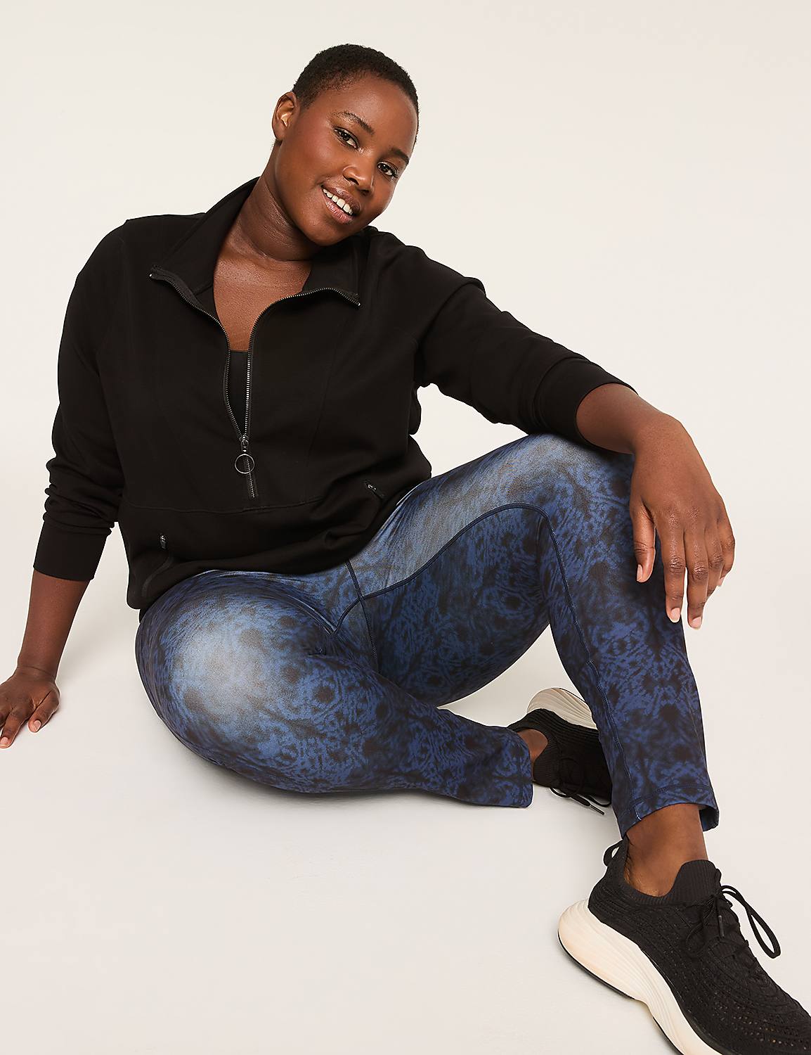 LIVI Knit Half-Zip Sweatshirt Product Image 3