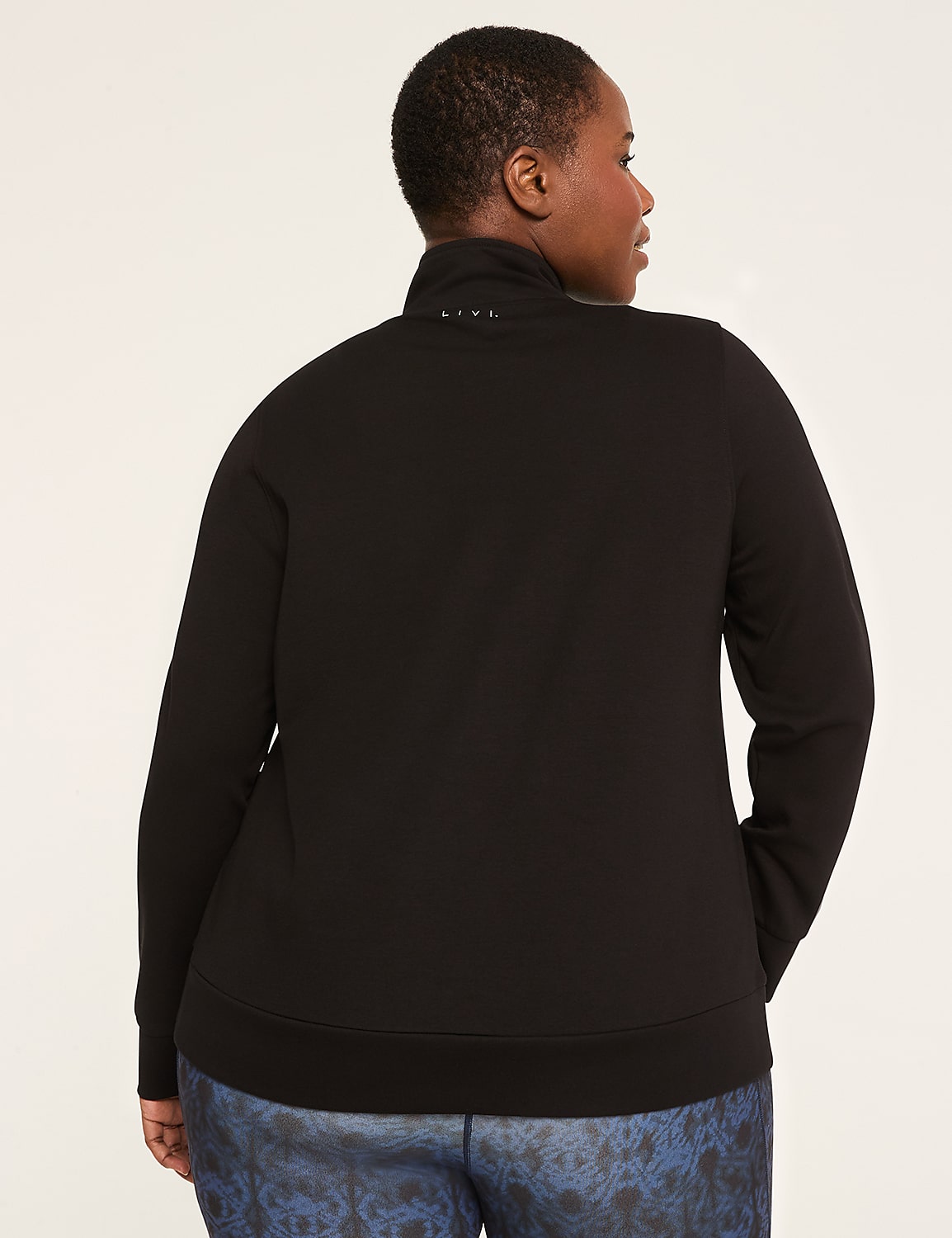LIVI Knit Half-Zip Sweatshirt Product Image 2