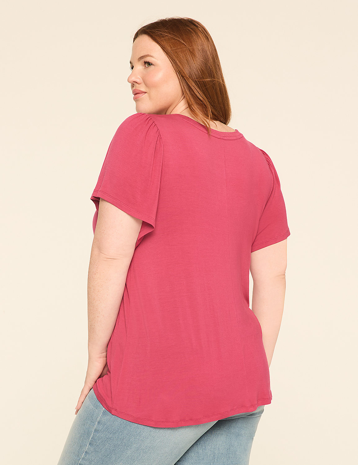 DreamFeel Short-Sleeve Crew-Neck Top Product Image 2