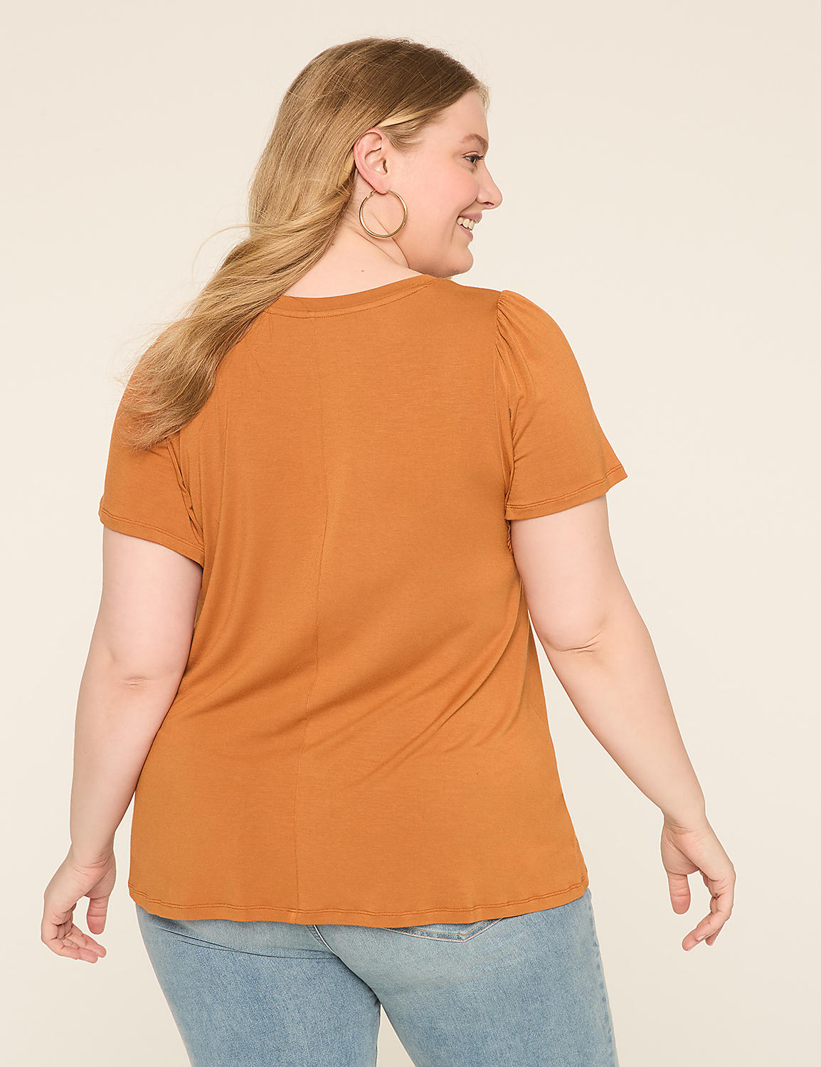 DreamFeel Short-Sleeve Crew-Neck Top Product Image 2