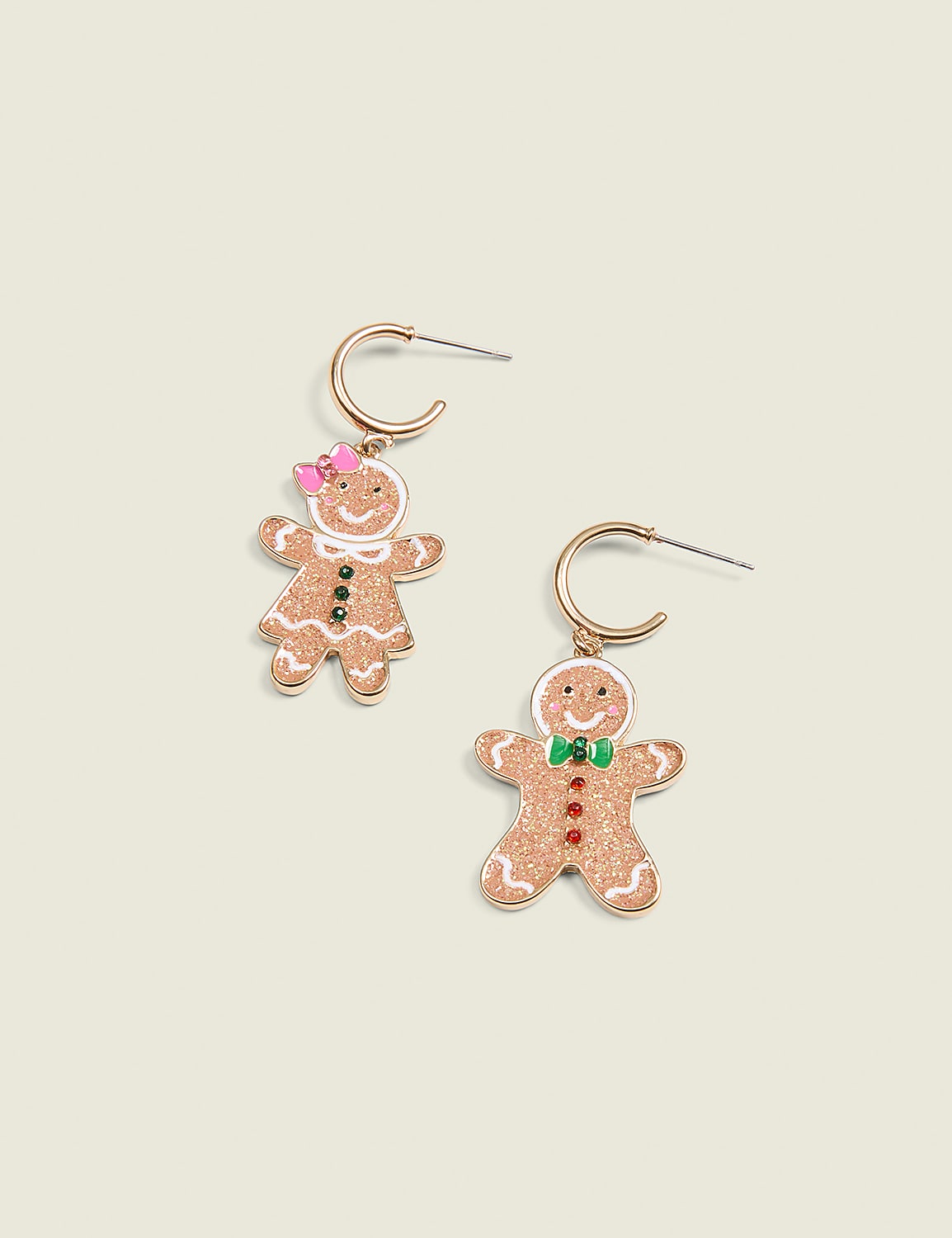 Holiday Whimsy Gingerbread Earrings Product Image 1