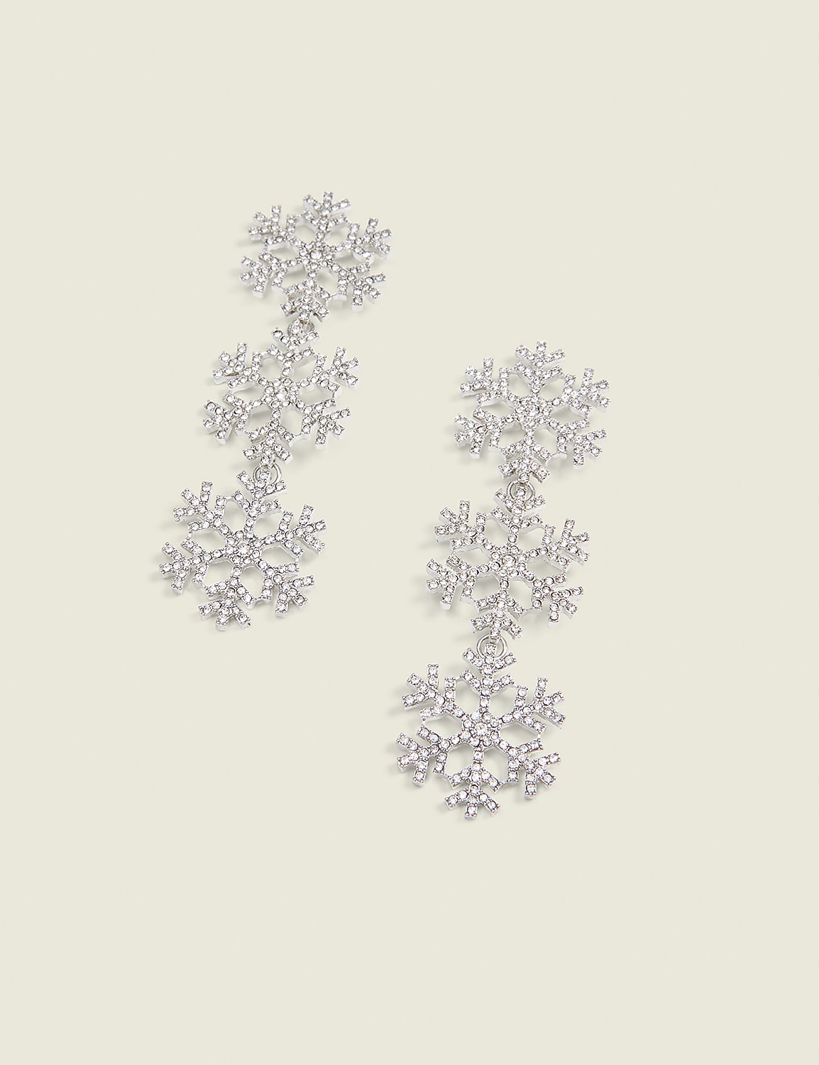 Snowflake Drop Earrings | LaneBryant