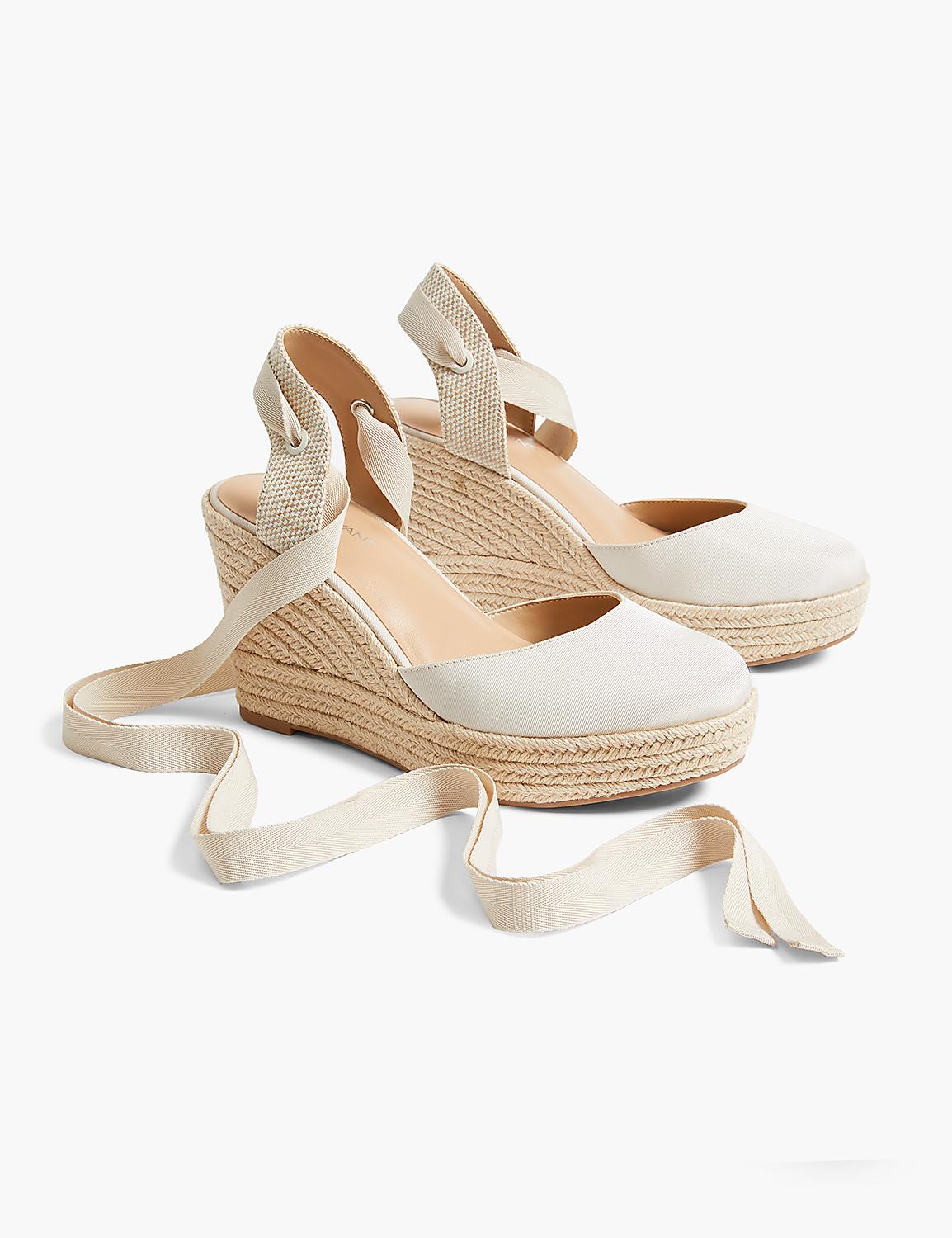 Dream Cloud Ankle-Tie Espadrille Wedge Product Image 1