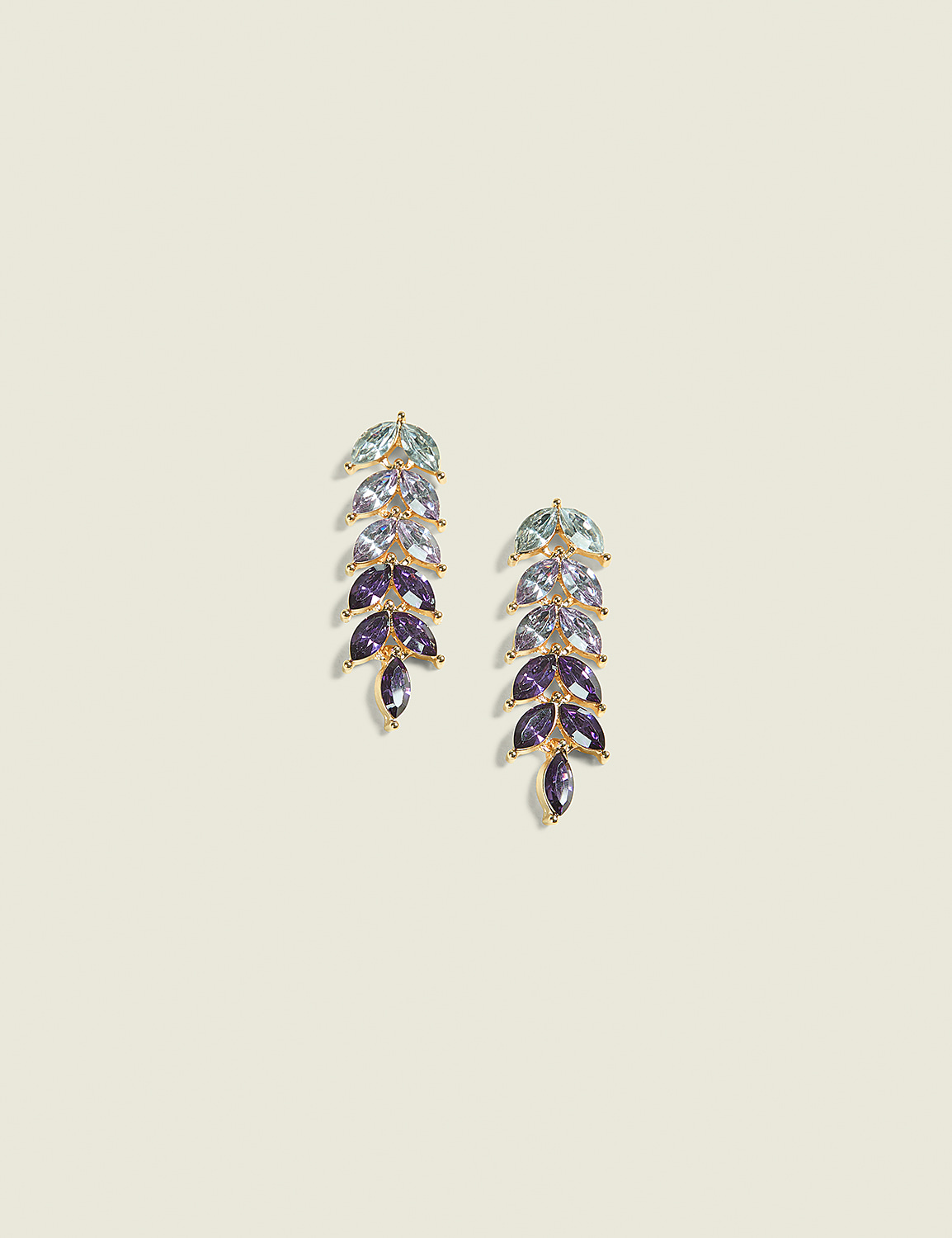 Purple Tones Drop Earring Product Image 1