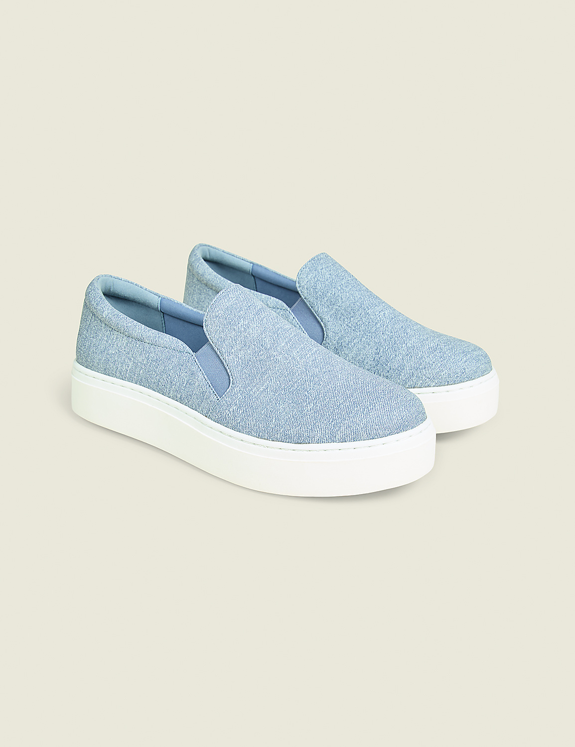 Dream Cloud Faux-Leather Slip-On Platform Sneaker Product Image 1