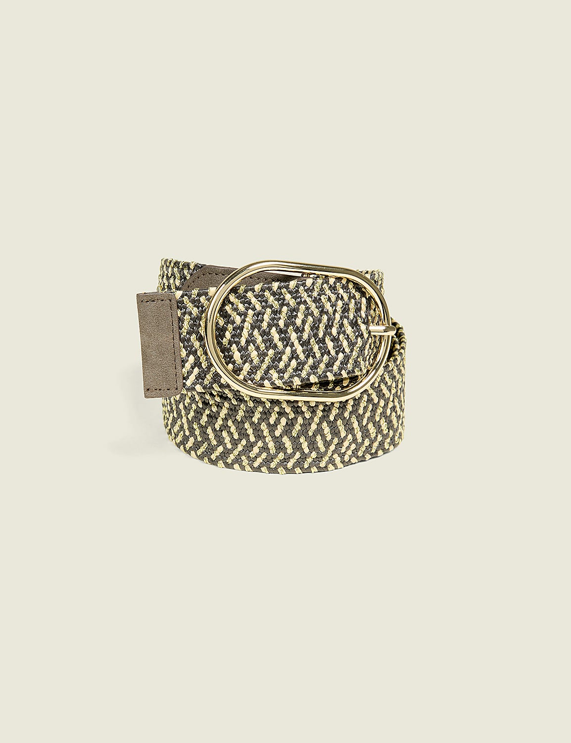 Shimmery Multi-Wear Versatile Stretch Woven Belt Product Image 1