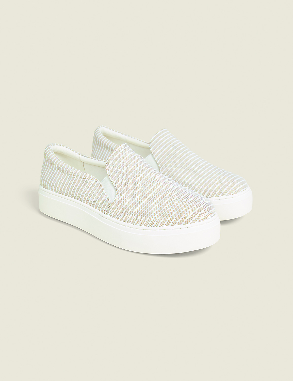 Dream Cloud Striped Knit Slip-On Platform Sneaker Product Image 1
