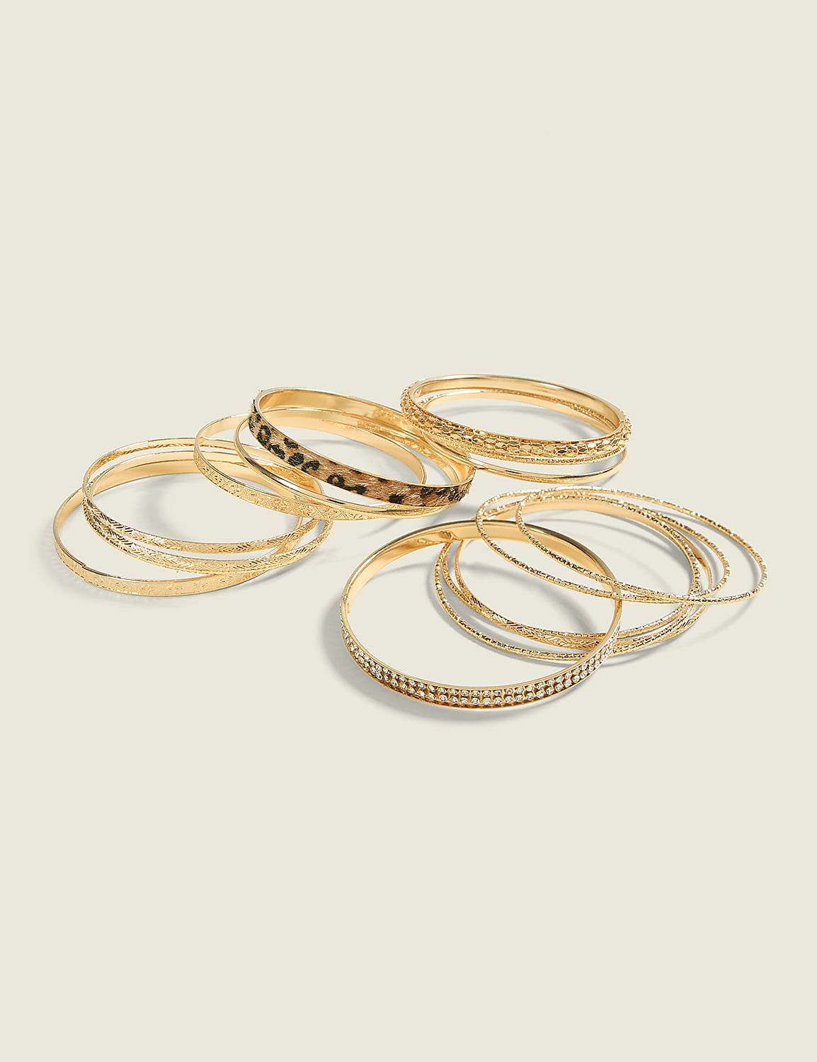 Cheetah Bangle Set Product Image 2