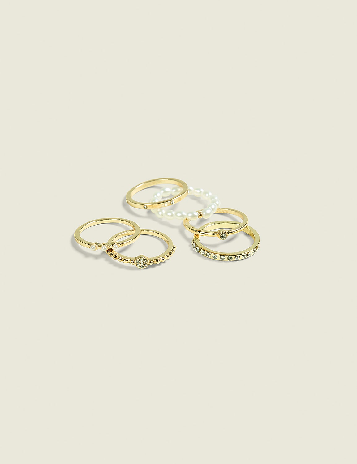 Pearlized Ring Stack Product Image 1