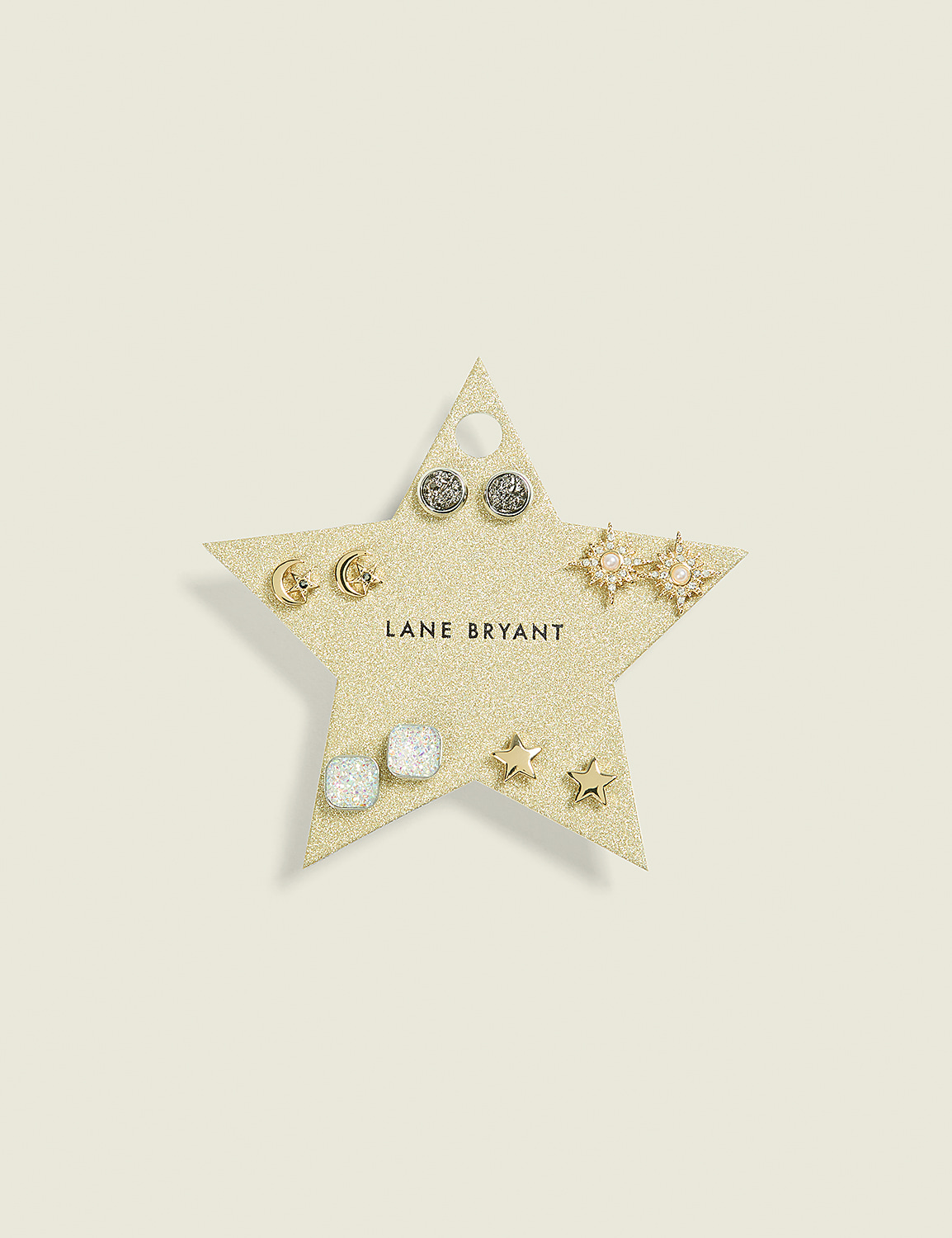 Star Mixed Metal Earring 5-Pack Product Image 1