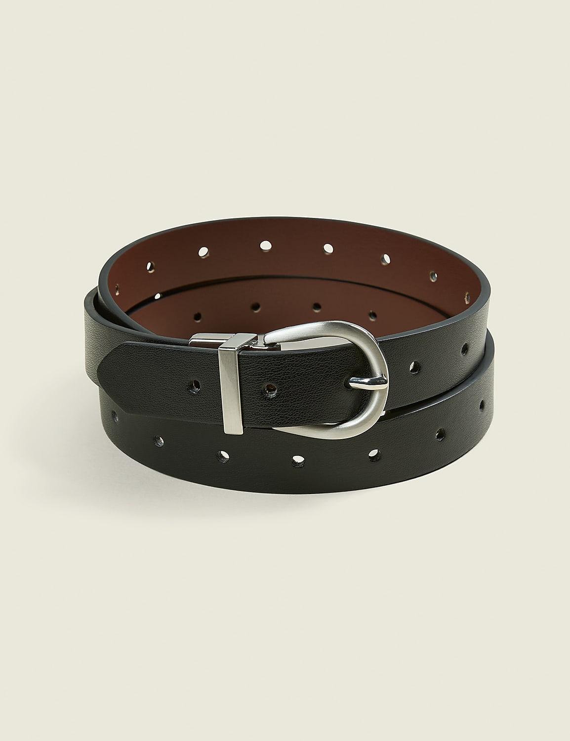 Reversible Oval Buckle Belt Product Image 1