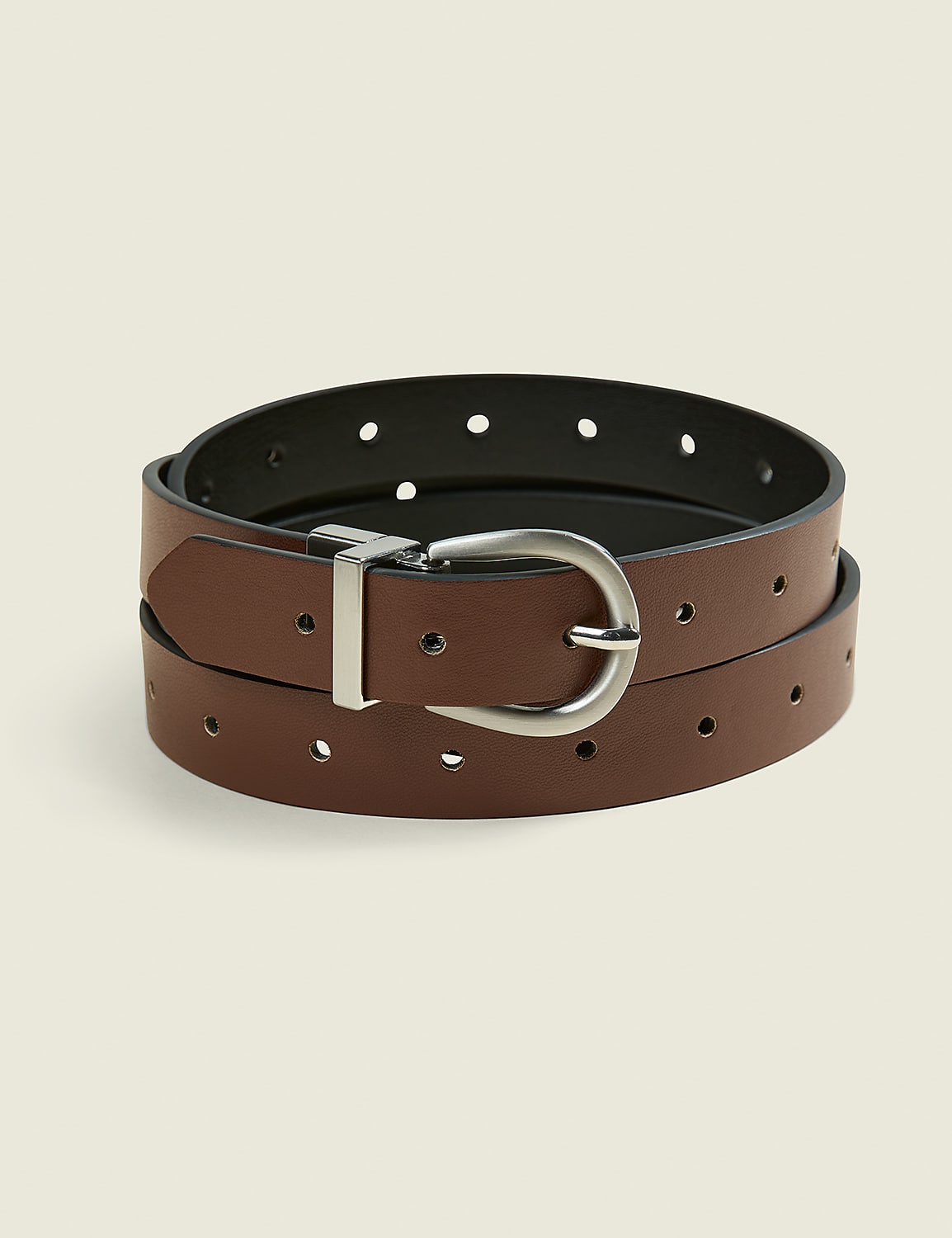 Reversible Oval Buckle Belt Product Image 2