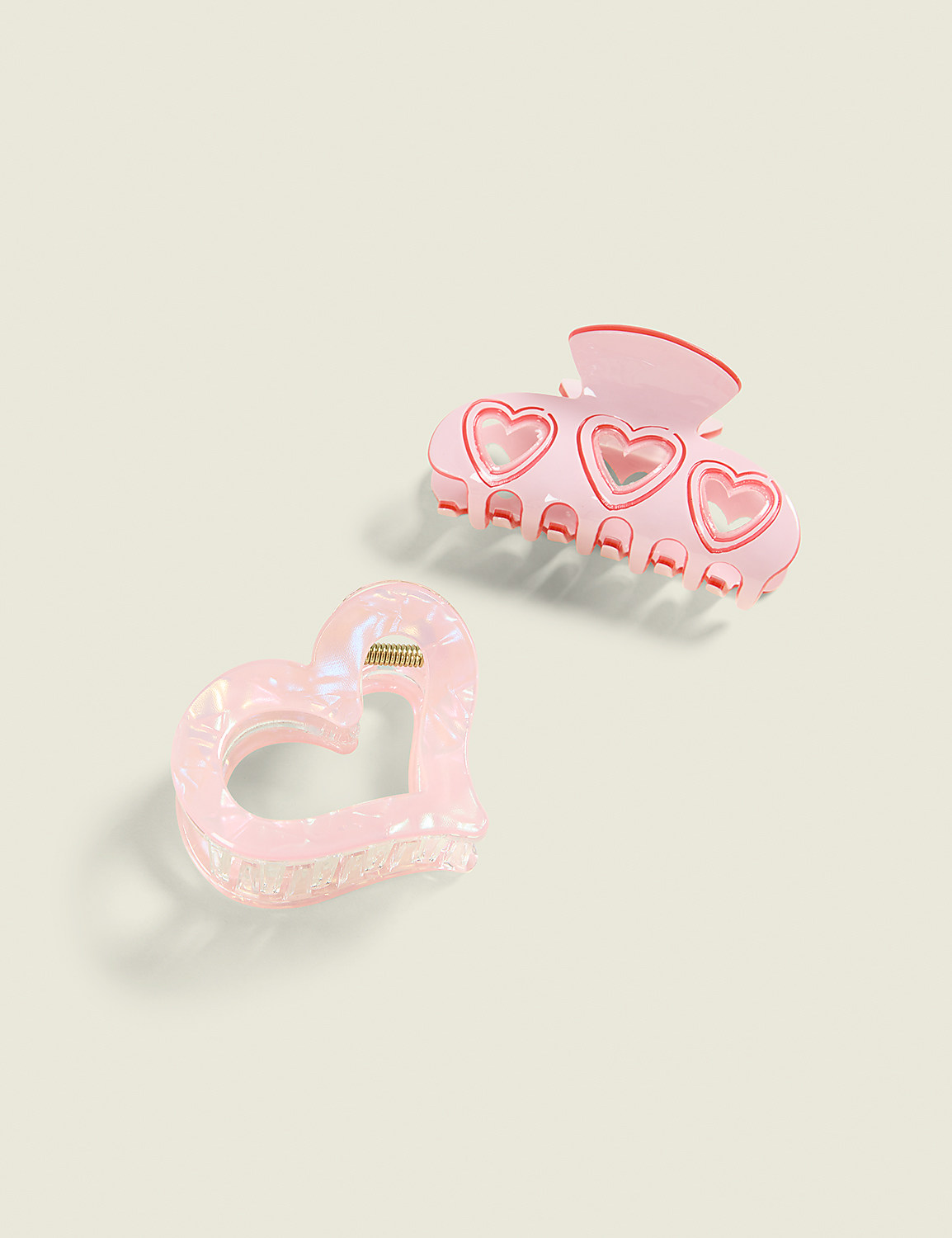 Heart Hair Clips 2-Pack Product Image 1
