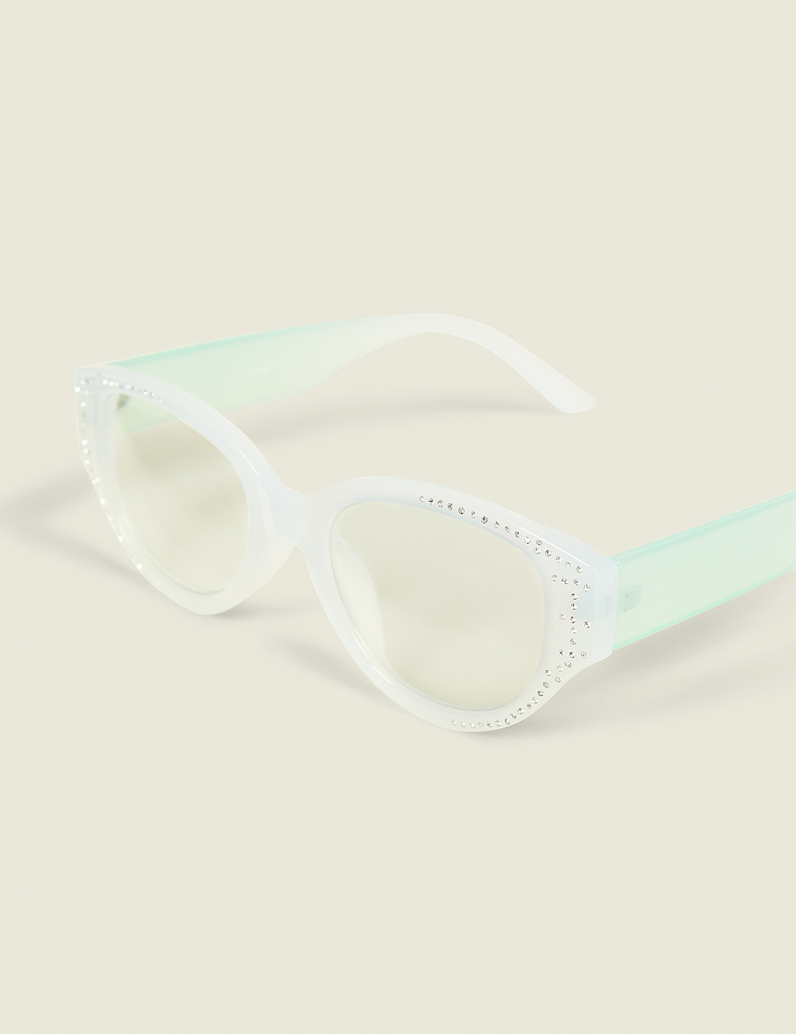 Grey & Turquoise Translucent Reader Product Image 1
