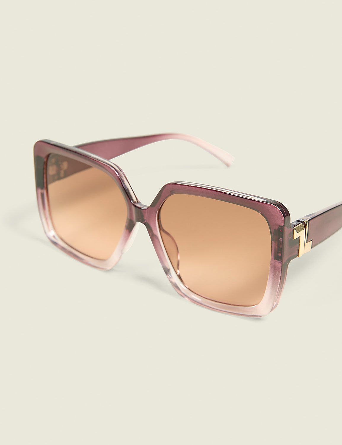 Purple Ombre Square Sunglasses Product Image 1