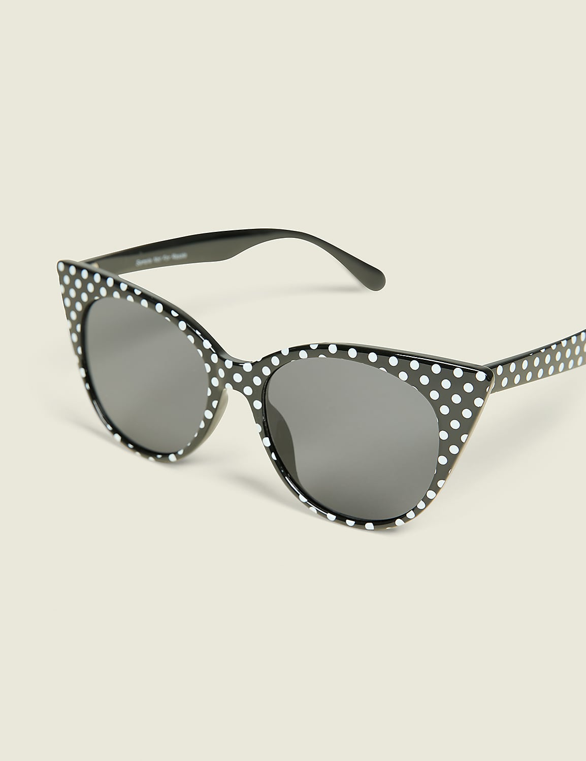 Black Polkadot Sunglasses Product Image 1