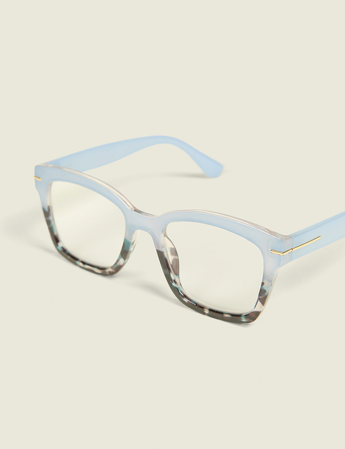 Blue Ombre Animal Print Reader Glasses Product Image 1