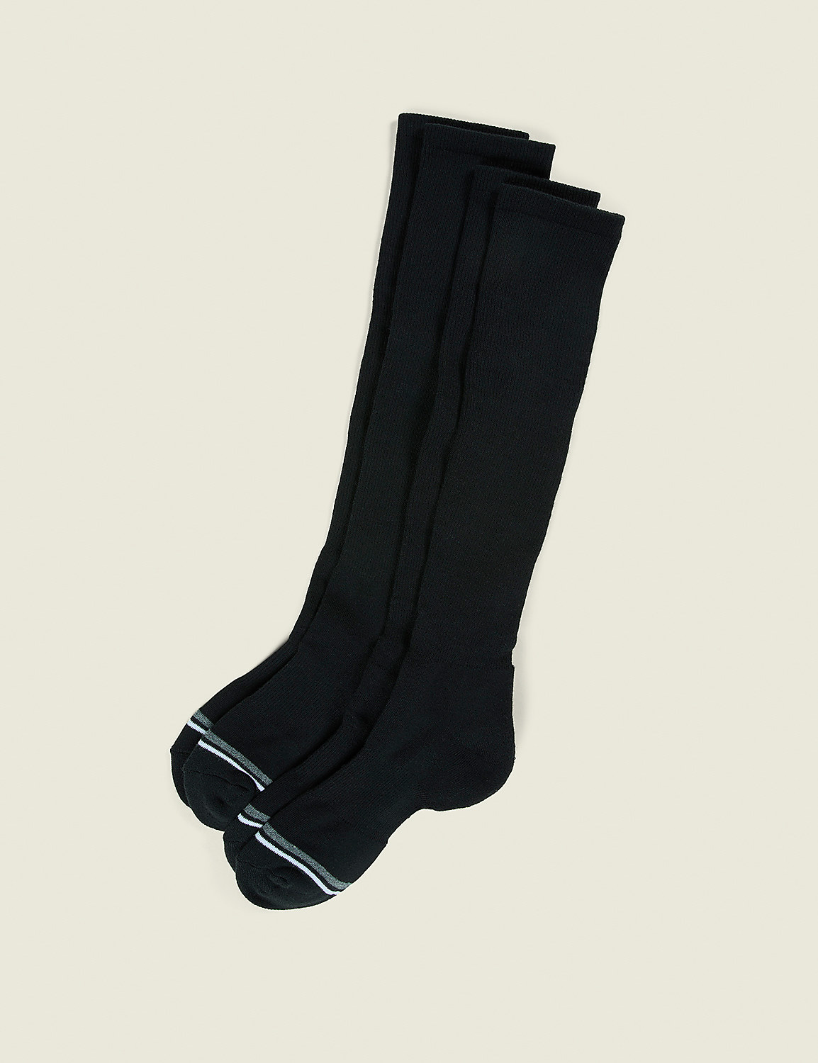 2-Pack Black Compression Socks Product Image 1