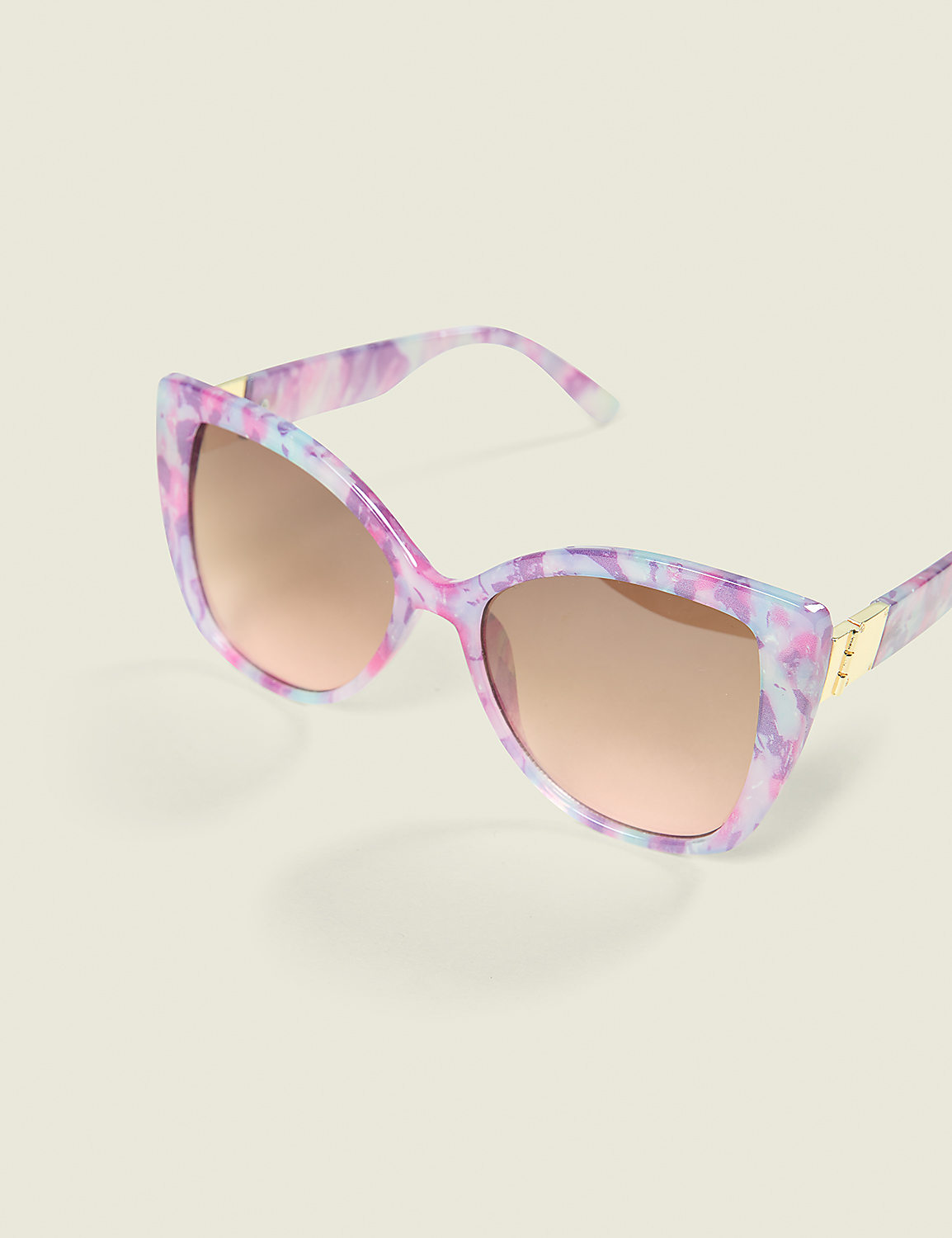 Pink Marble Cateye Sunglasses Product Image 1