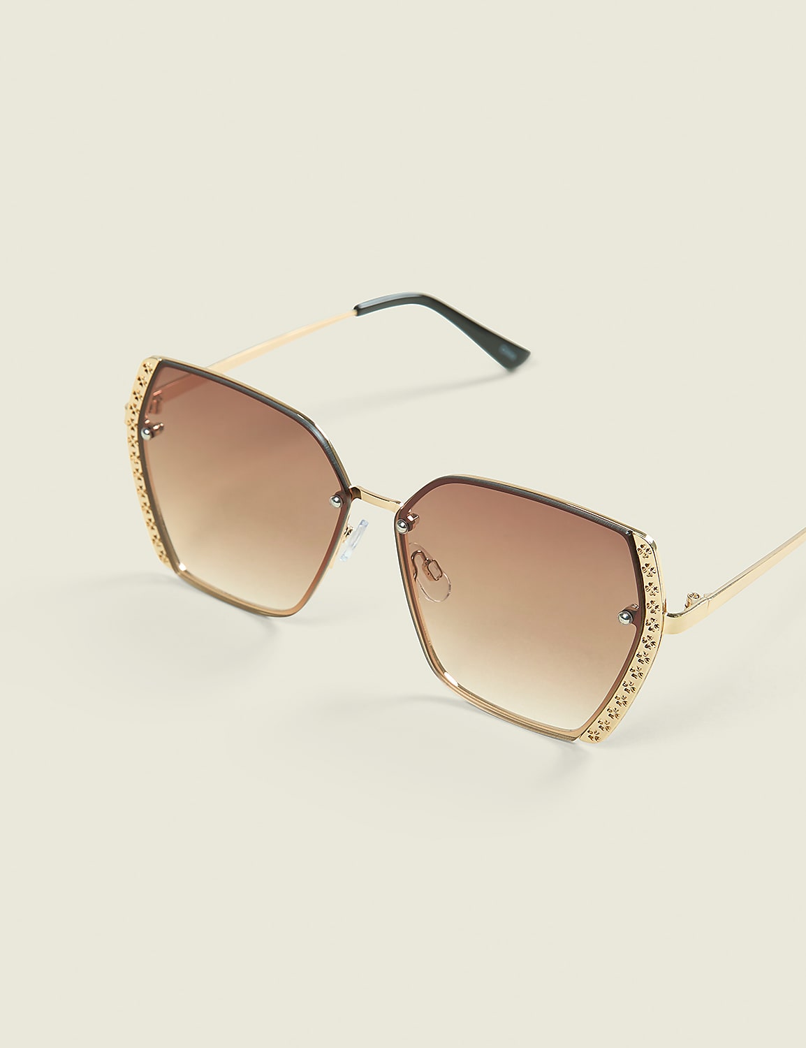 Filigree-Detail Square Sunglasses Product Image 1
