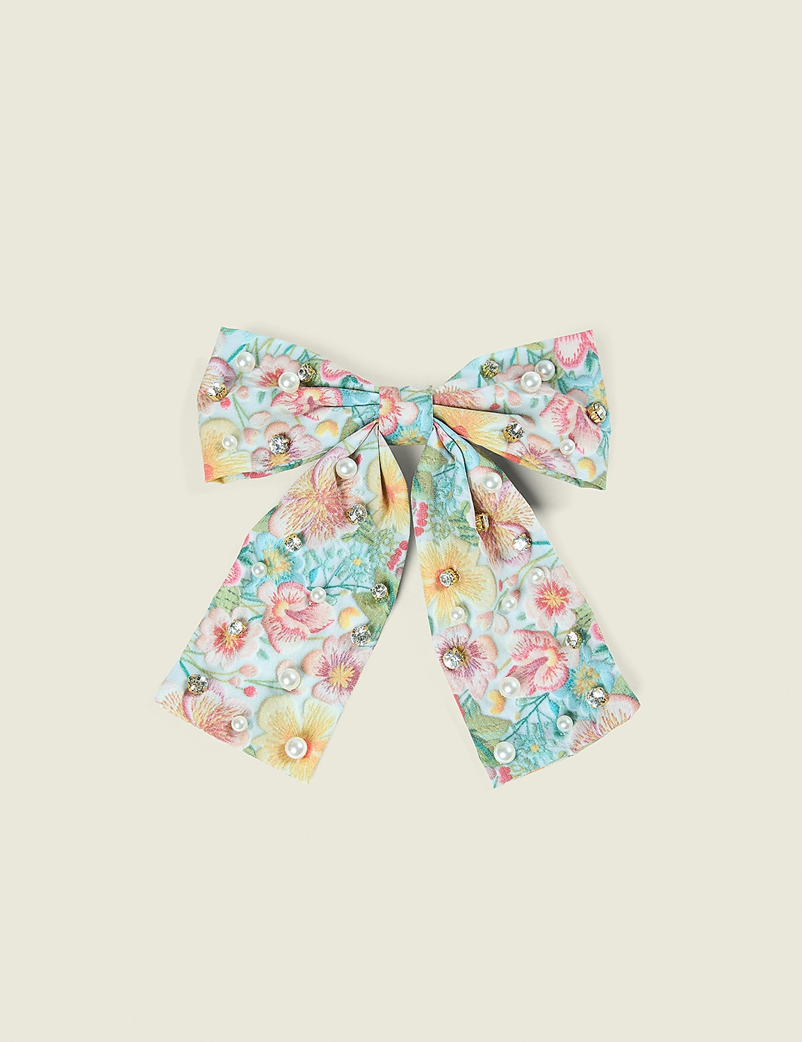 Floral Hair Bow Product Image 1