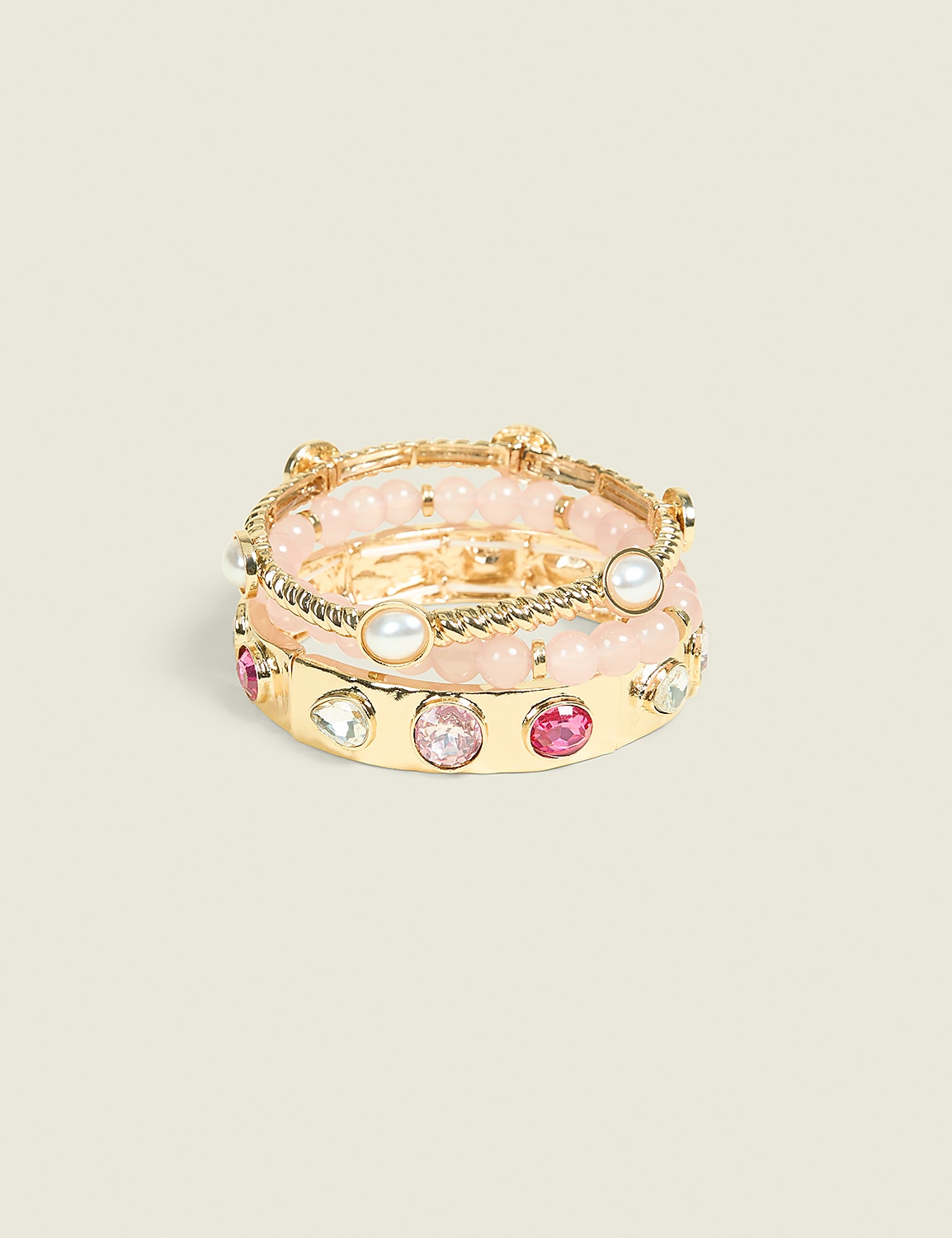 Mutli-Color Gem Bracelet 3 Pack Product Image 1