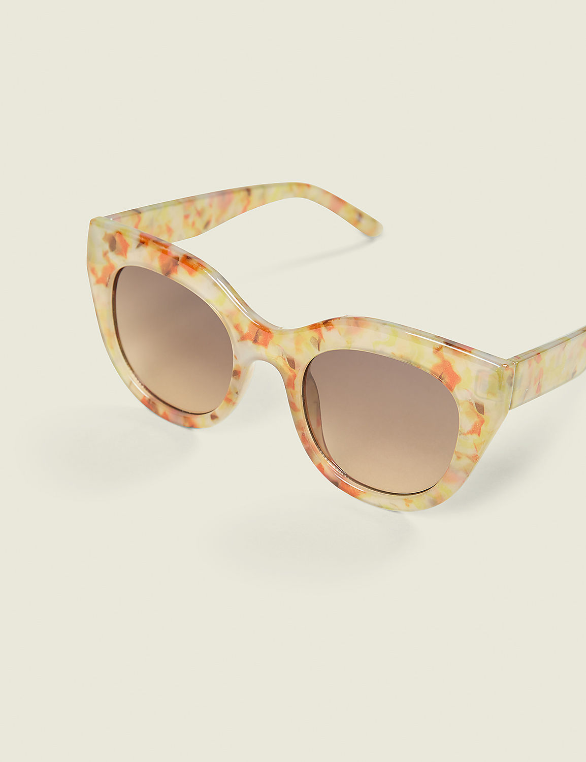 Marble Print Cateye Sunglasses Product Image 1