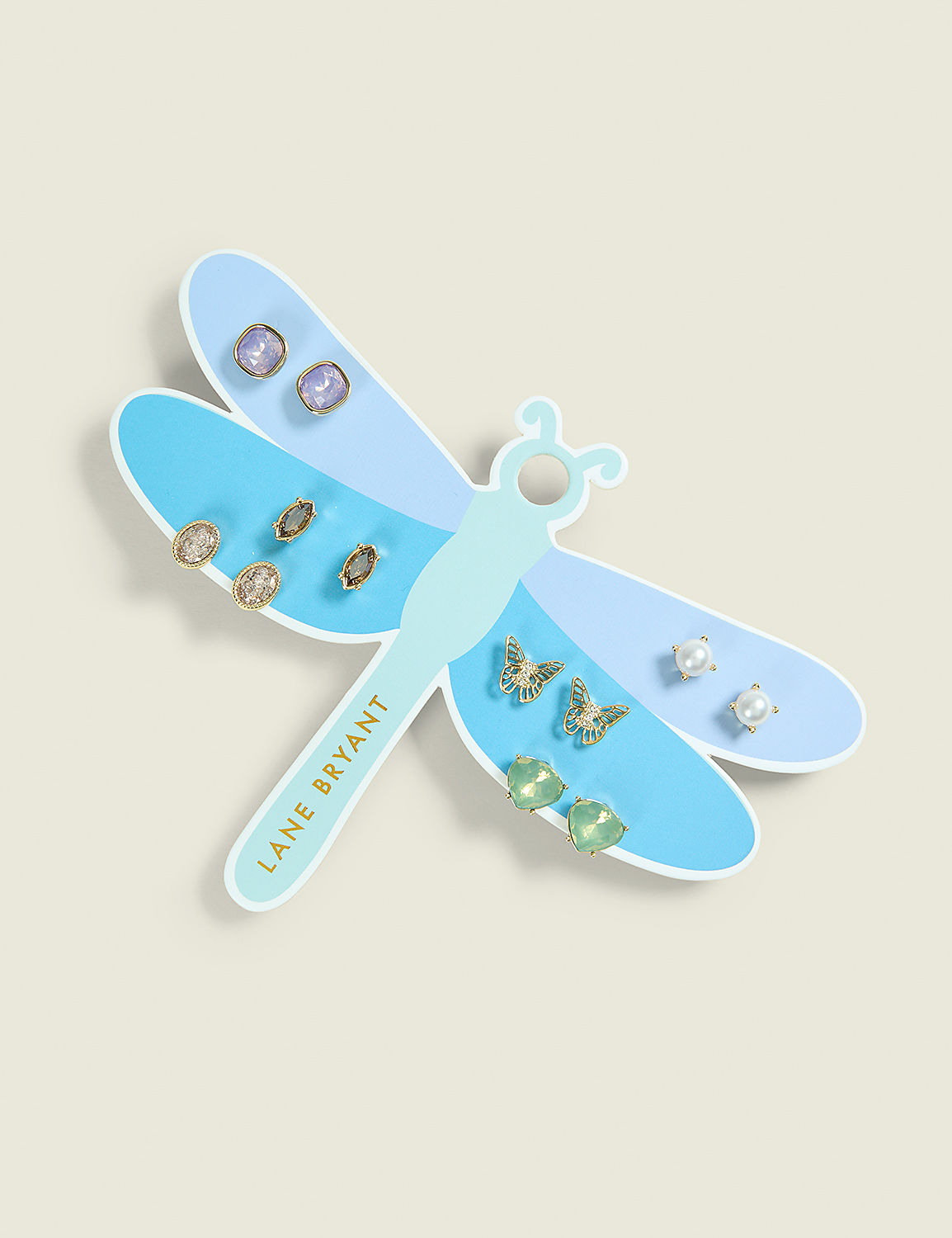 Dragonfly Post Earrings 6-Pack Product Image 1