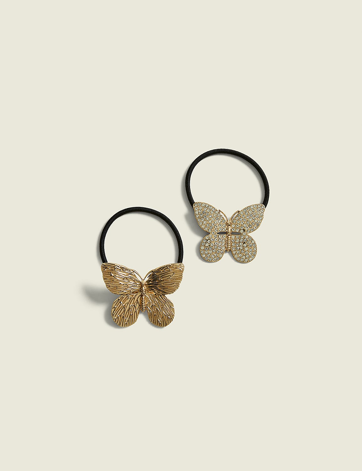 Butterfly Hair Ties 2-Pack Product Image 1
