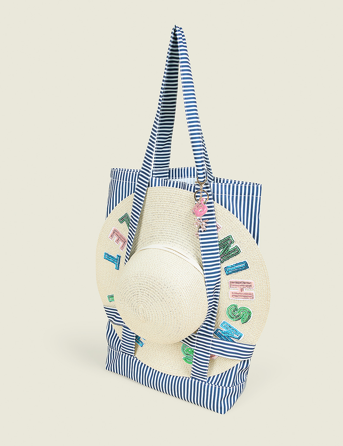 Striped Hat Bag Product Image 1