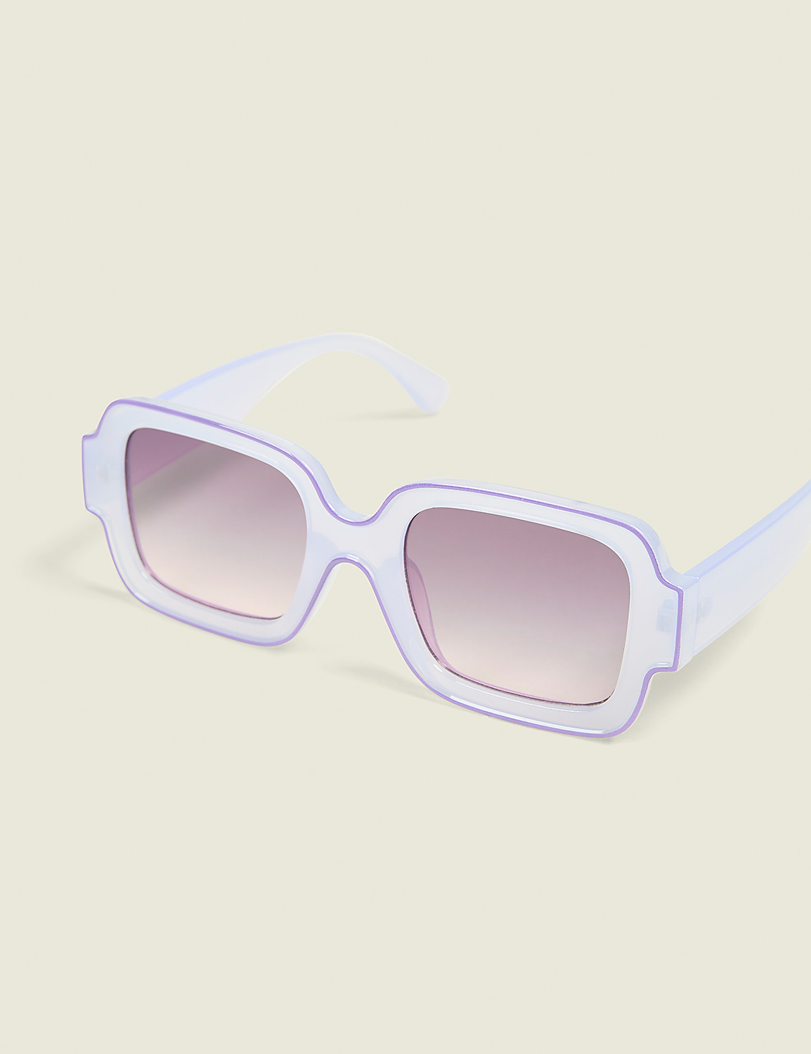 Purple Square Sunglasses Product Image 1