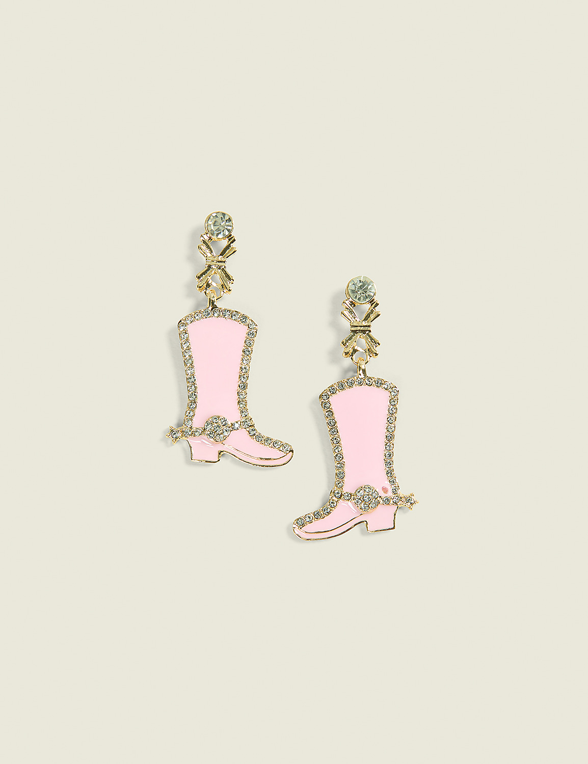 Pink Cowboy Boot Earrings Product Image 1