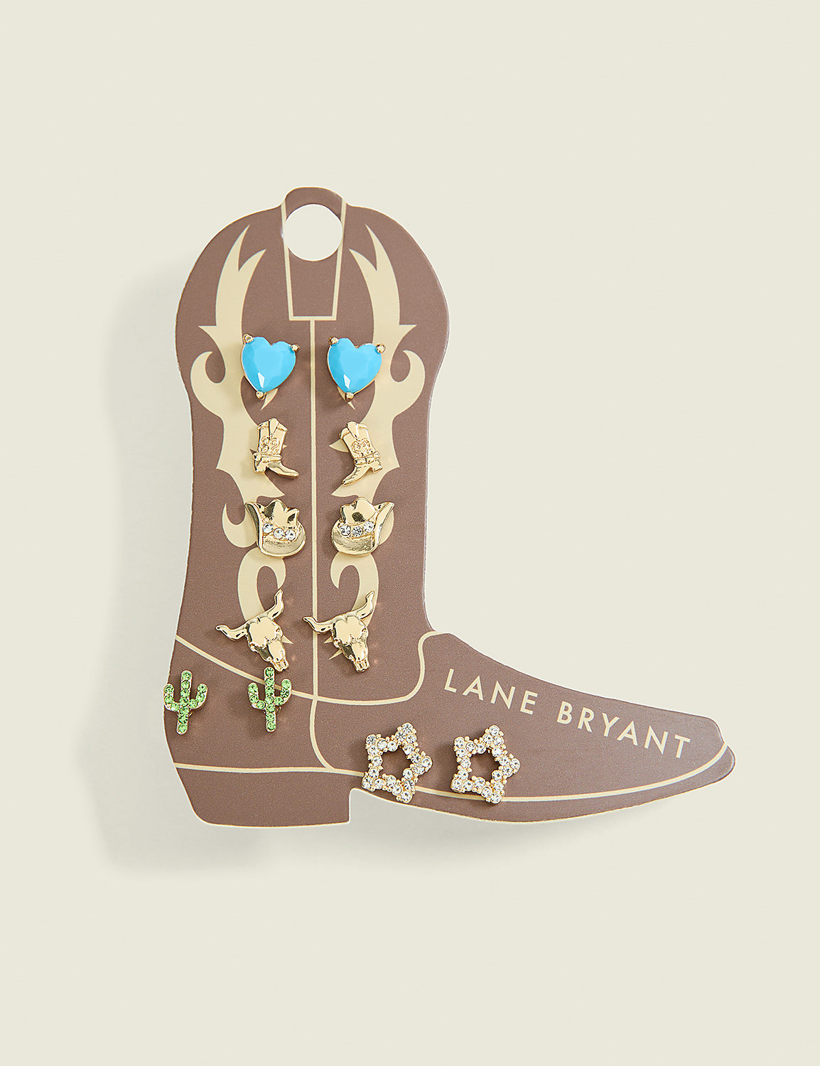 Cowboy Boot Earrings 6-Pack Product Image 1