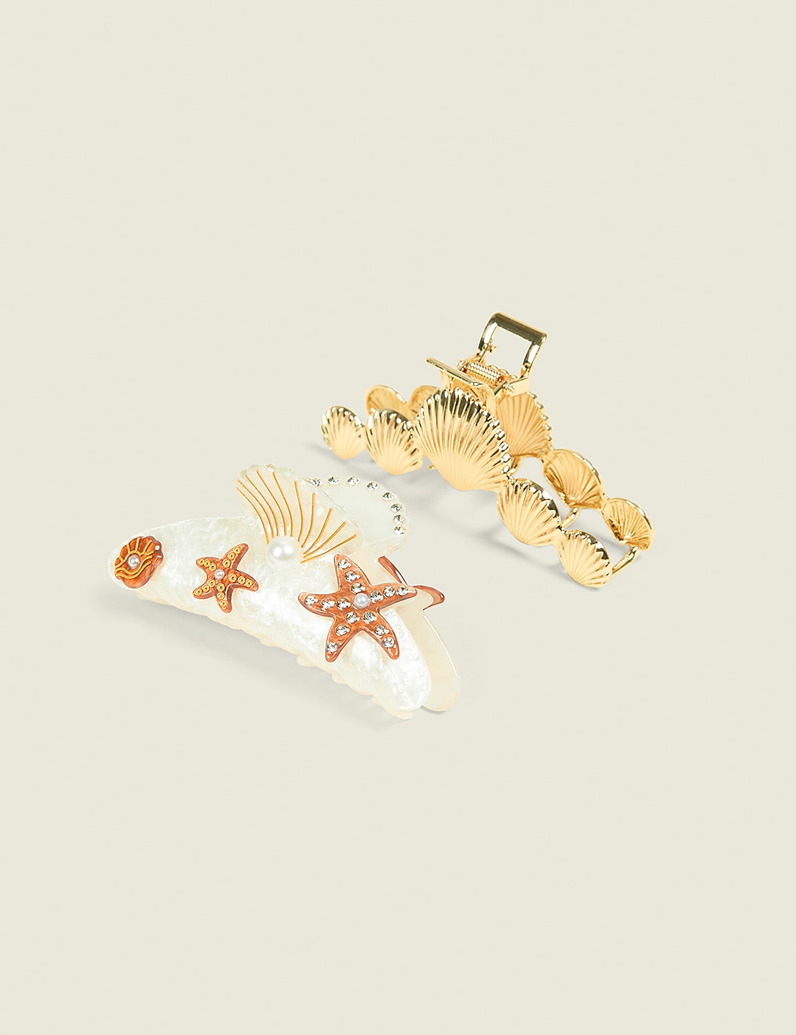 Seashell Claw Clip 2-Pack Product Image 1