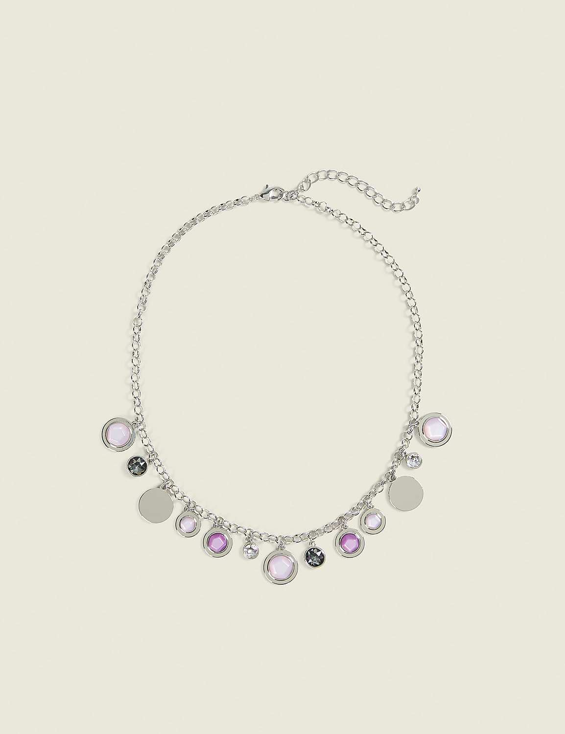Purple Multi-Charm Necklace Product Image 1