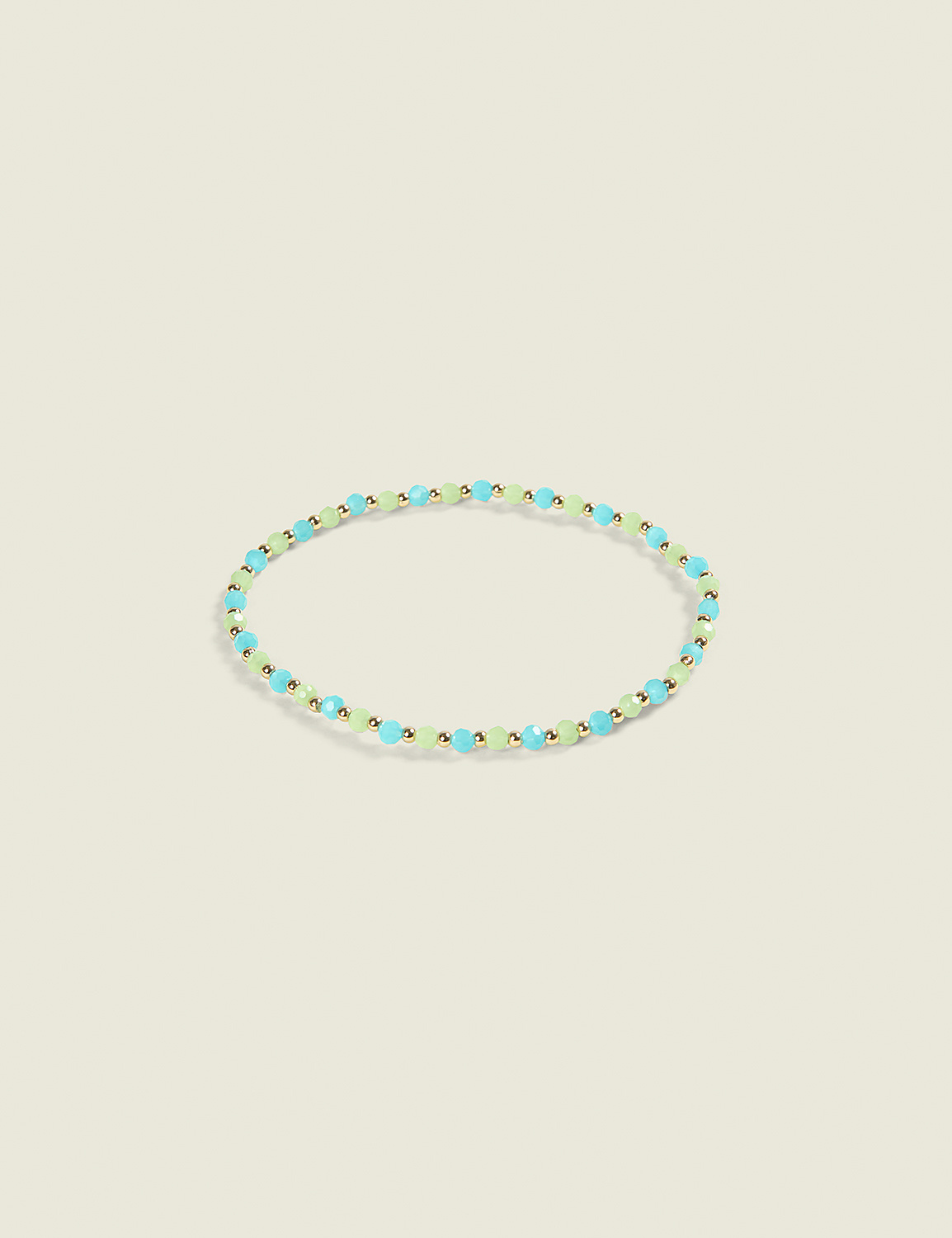 Green & Blue Stretch Bracelet Product Image 1