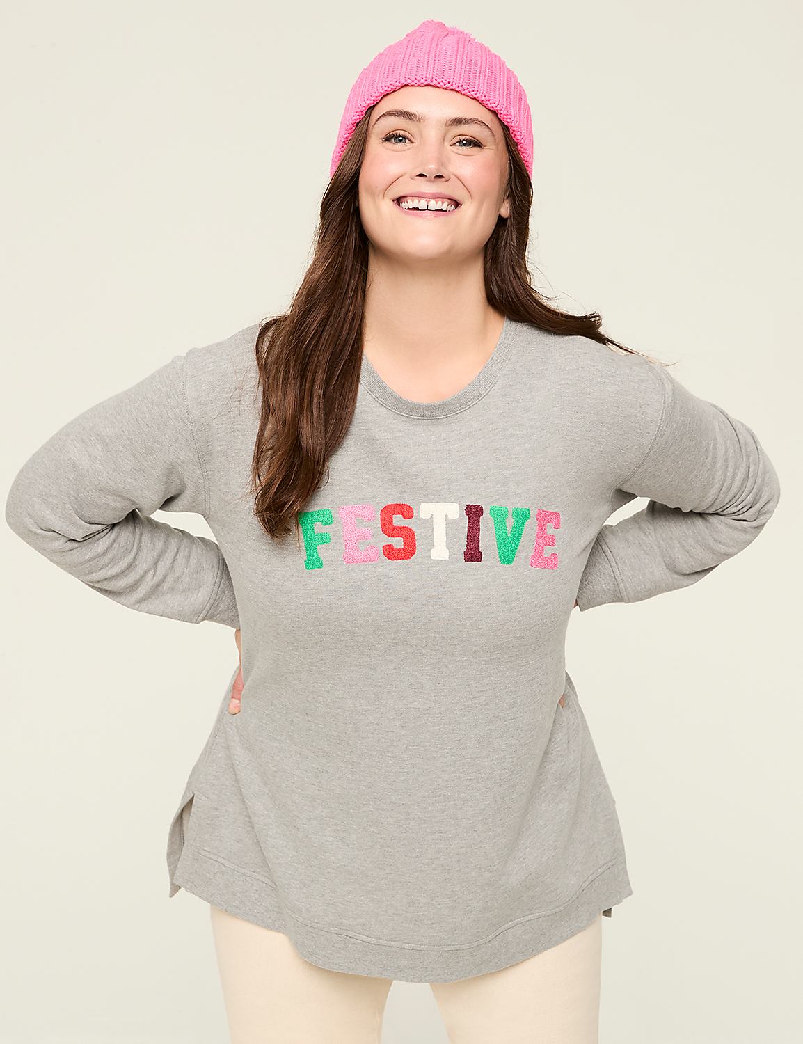 Festive Graphic Sweatshirt Product Image 1