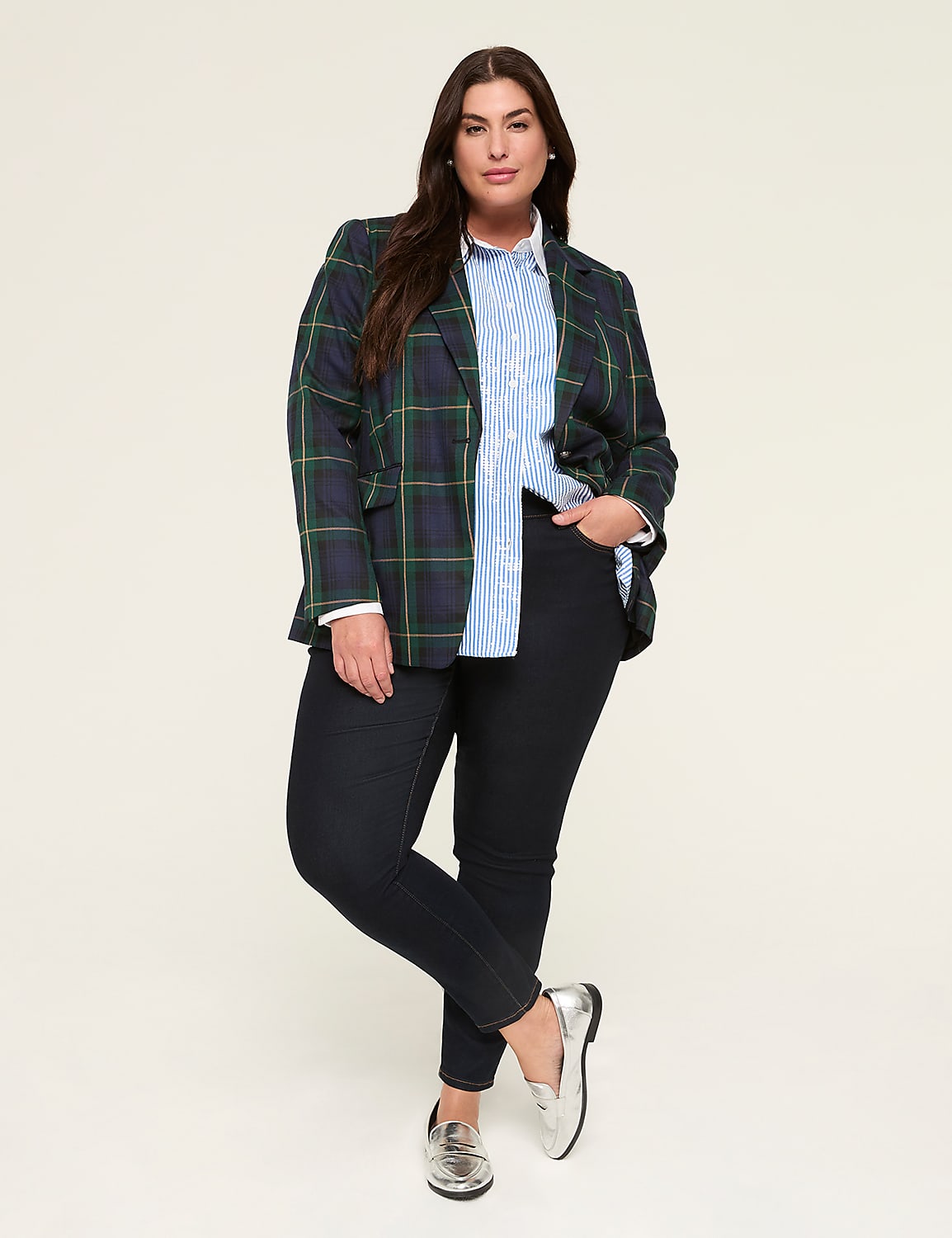 Perfect Drape One-Button Blazer Product Image 4