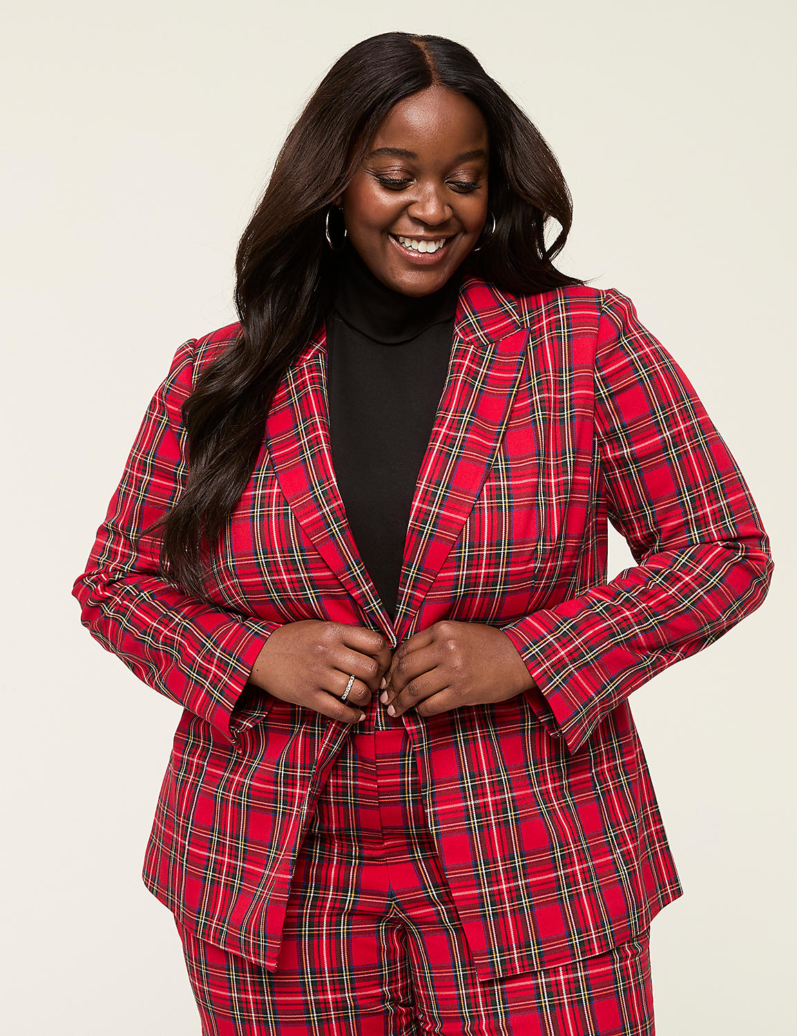 Perfect Drape One-Button Blazer Product Image 1