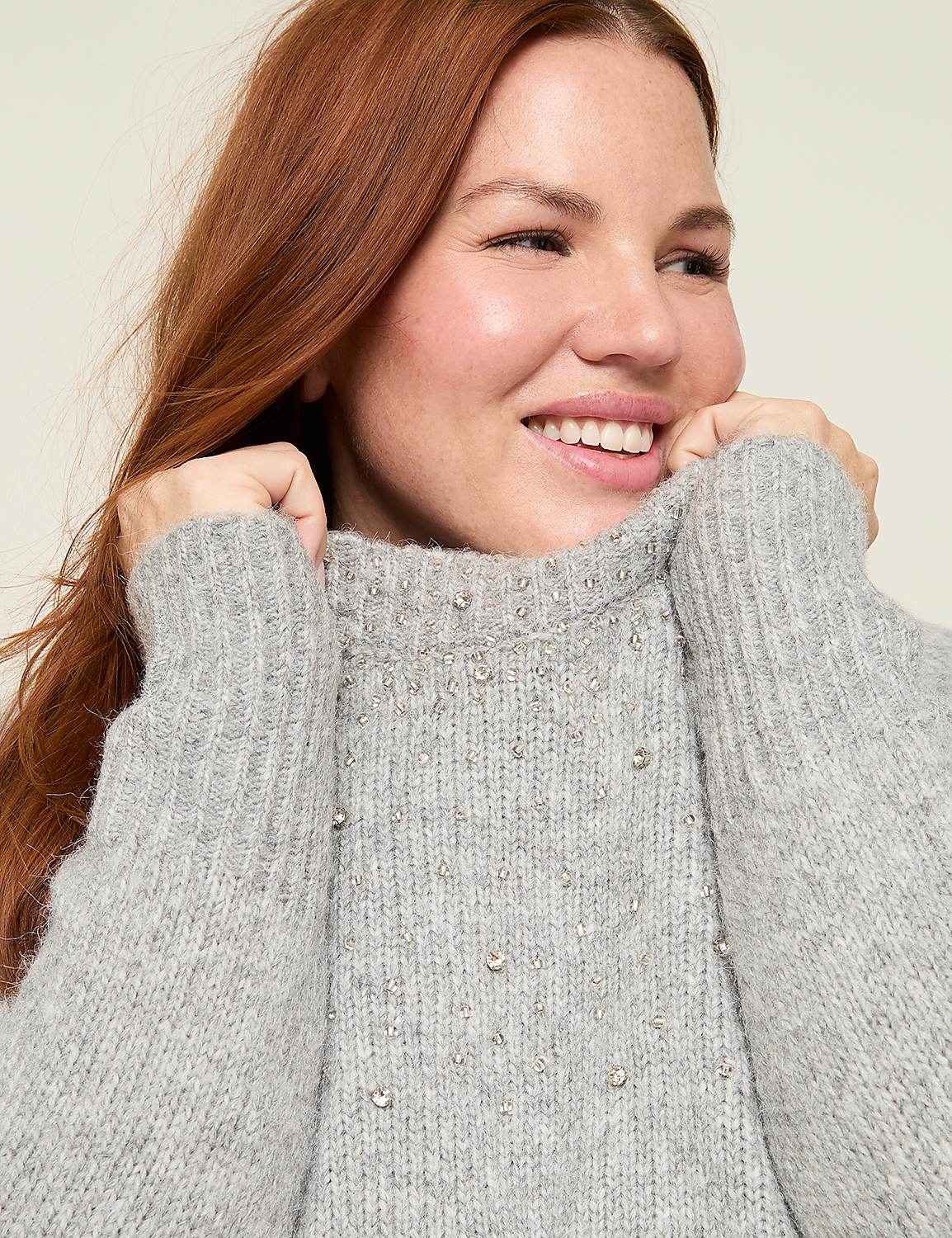 Embellished Crew-Neck Sweater Product Image 4