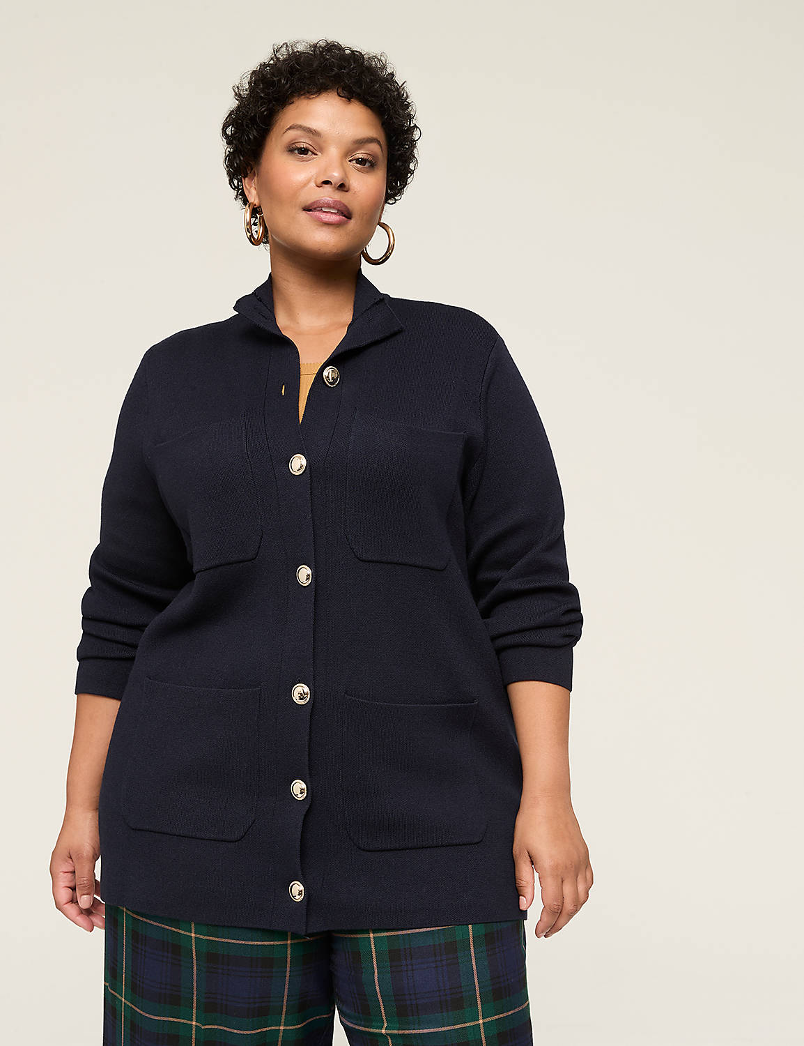 Versatile Button-Front Jacket | LaneBryant