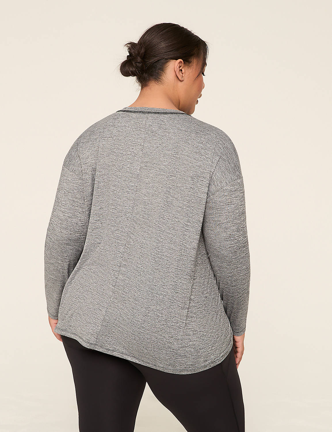LIVI Soft Long-Sleeve Crew-Neck Recycled Tee Product Image 2