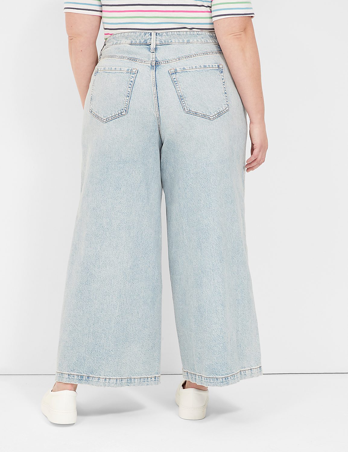 Signature Fit High-Rise Ultra Wide Leg Jean Product Image 2
