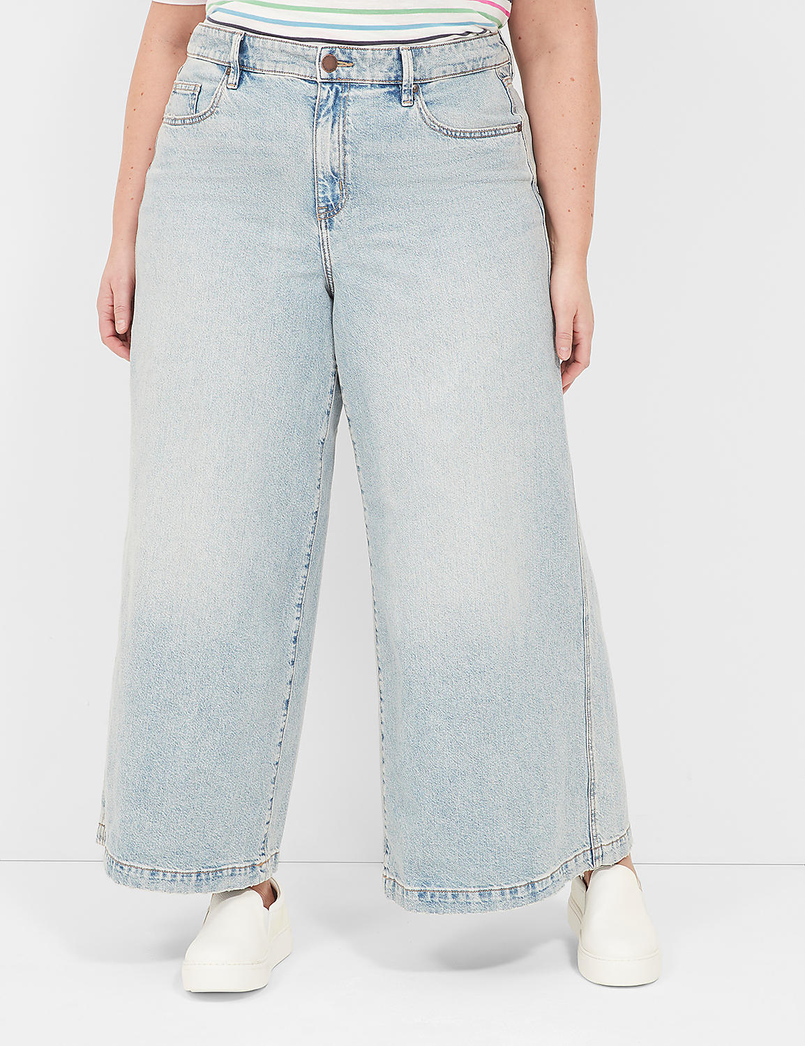 Signature Fit High-Rise Ultra Wide Leg Jean Product Image 1
