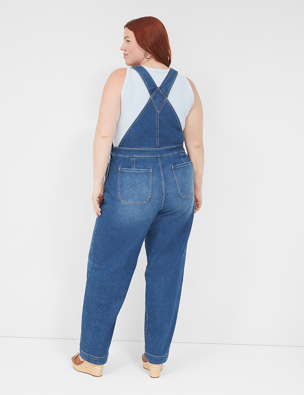 DENIM OVERALL AUTHENTIC STRAIGHT LE | LaneBryant