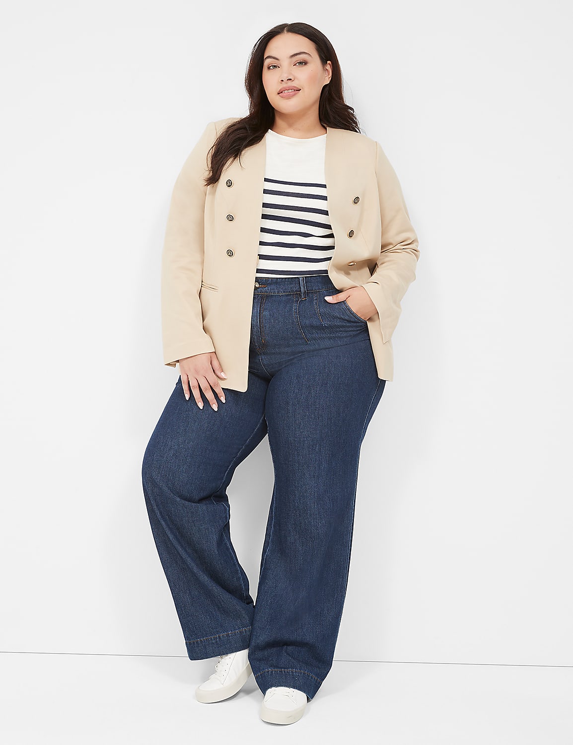 Ponte Bryant Collarless Blazer Product Image 3