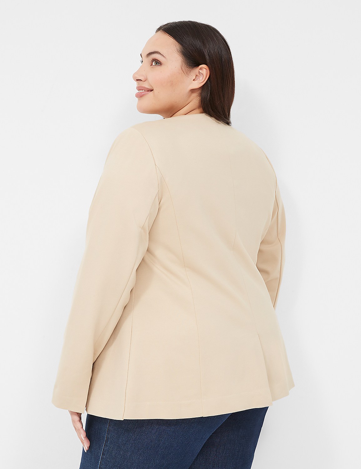 Ponte Bryant Collarless Blazer Product Image 2