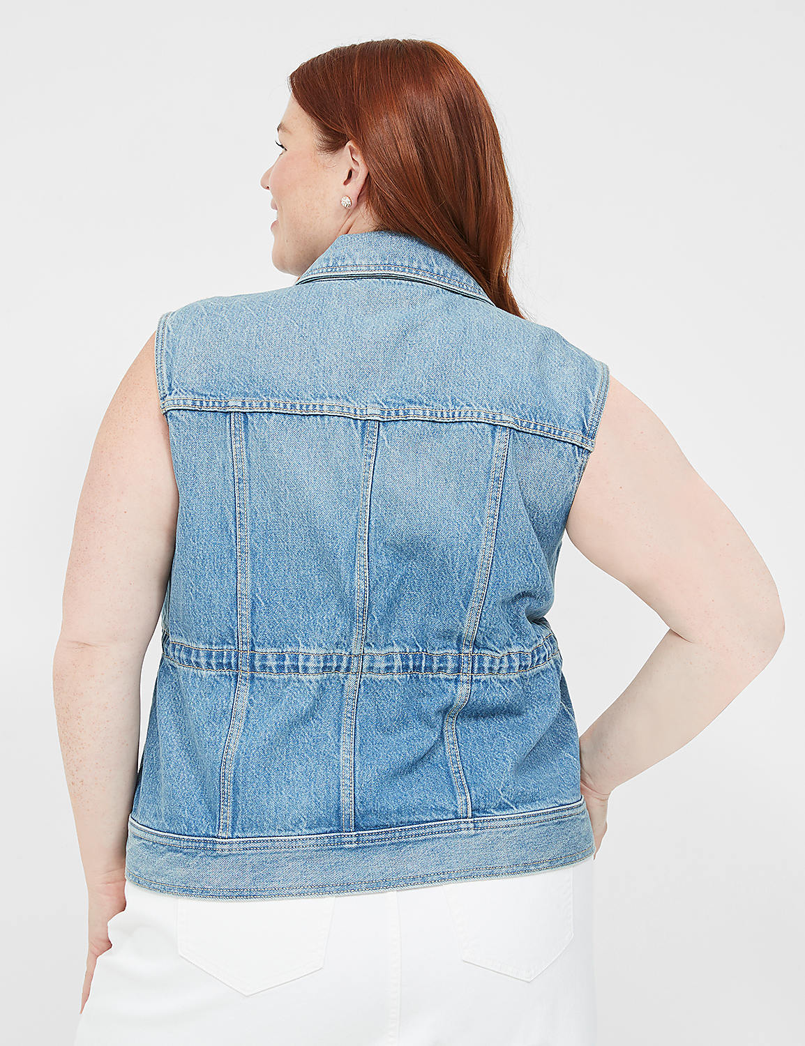 Denim Vest Product Image 2