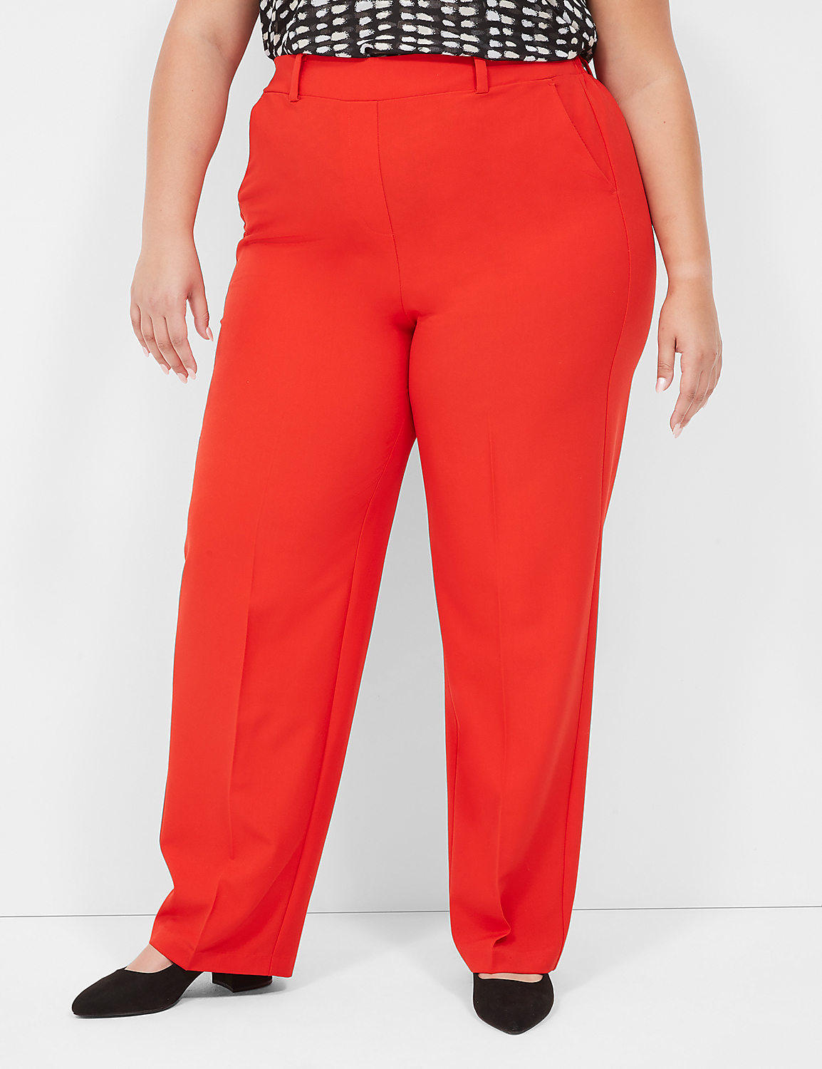 Perfect Drape Pull-On Straight Pant Product Image 1