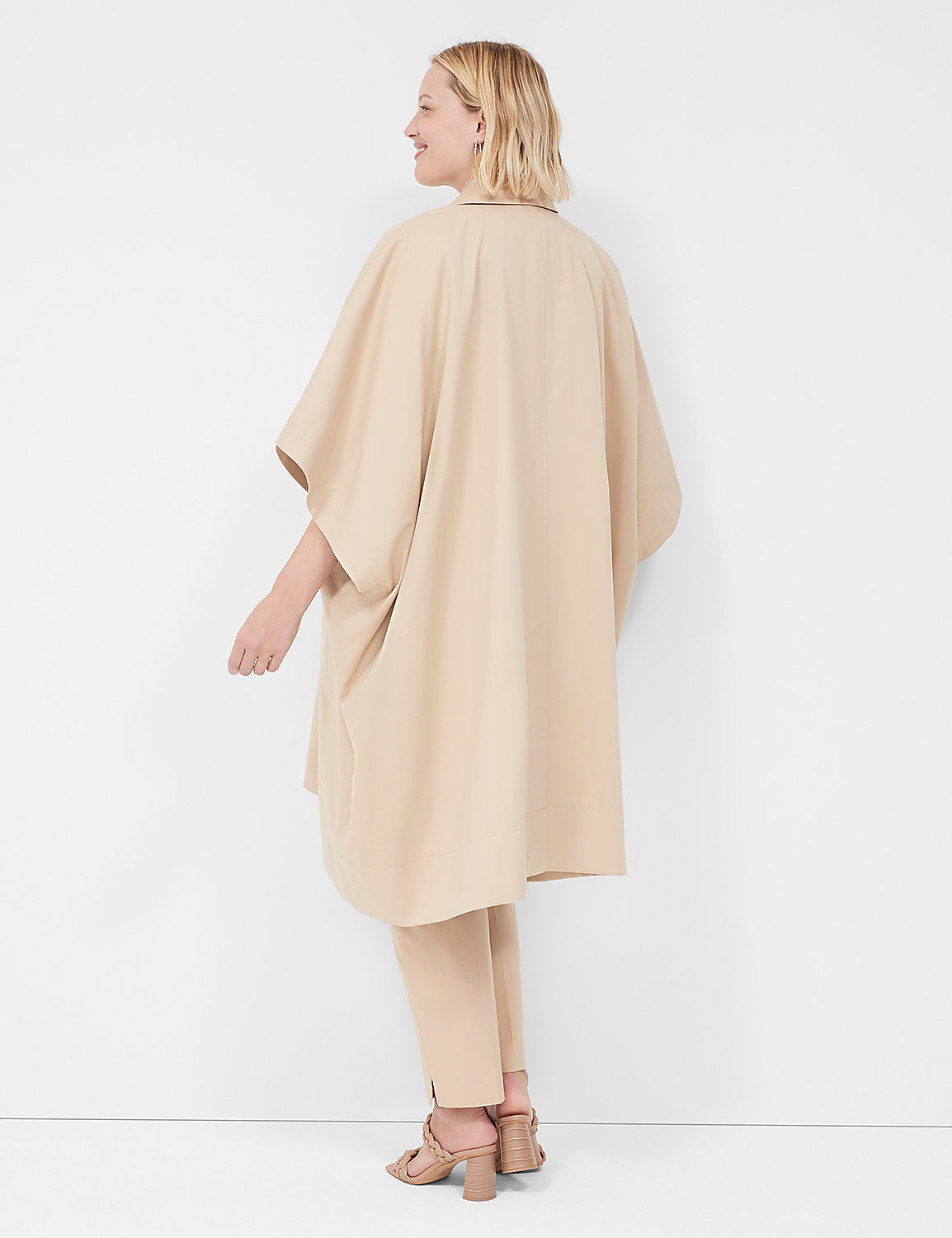 Oversized Trench Poncho Product Image 2